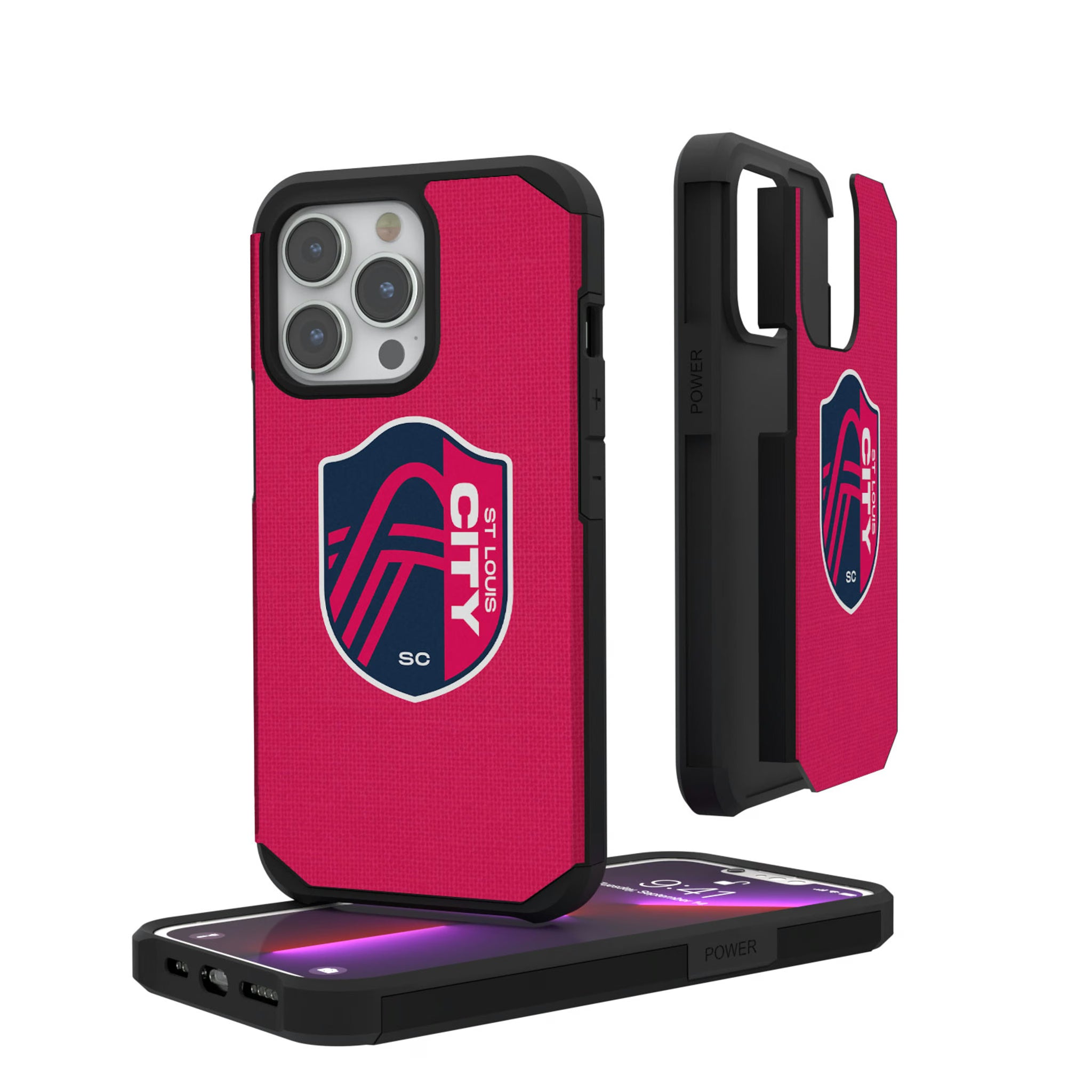 St. Louis CITY SC Solid iPhone Rugged Phone Case for Apple iPhone