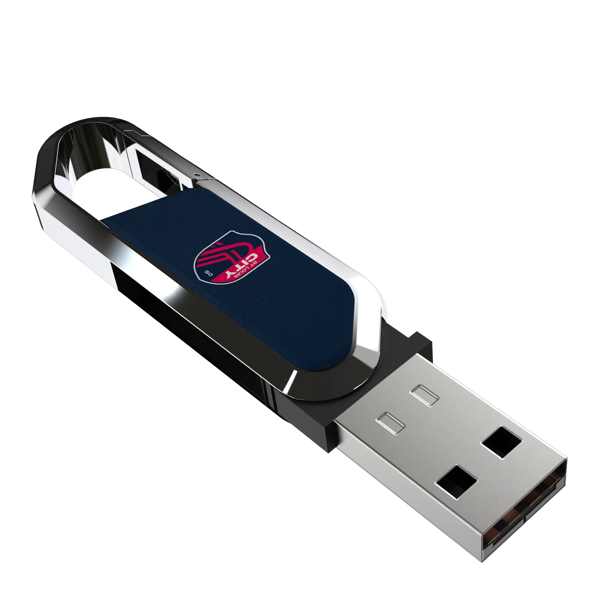 St. Louis CITY SC Solid USB 64GB Clip Style Flash Drive