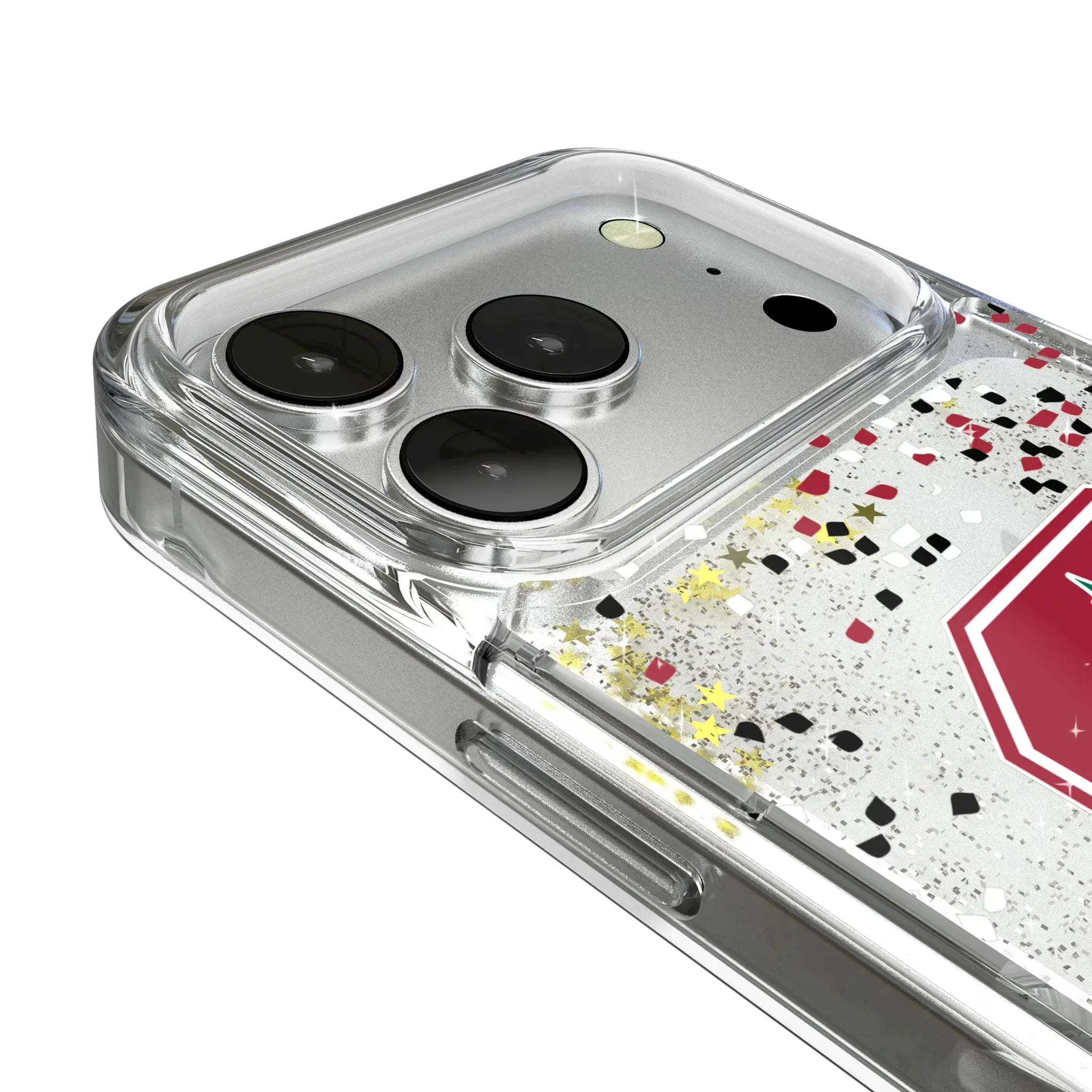 Stanford University Cardinal Confetti iPhone Glitter Phone Case for Apple iPhone - Detail