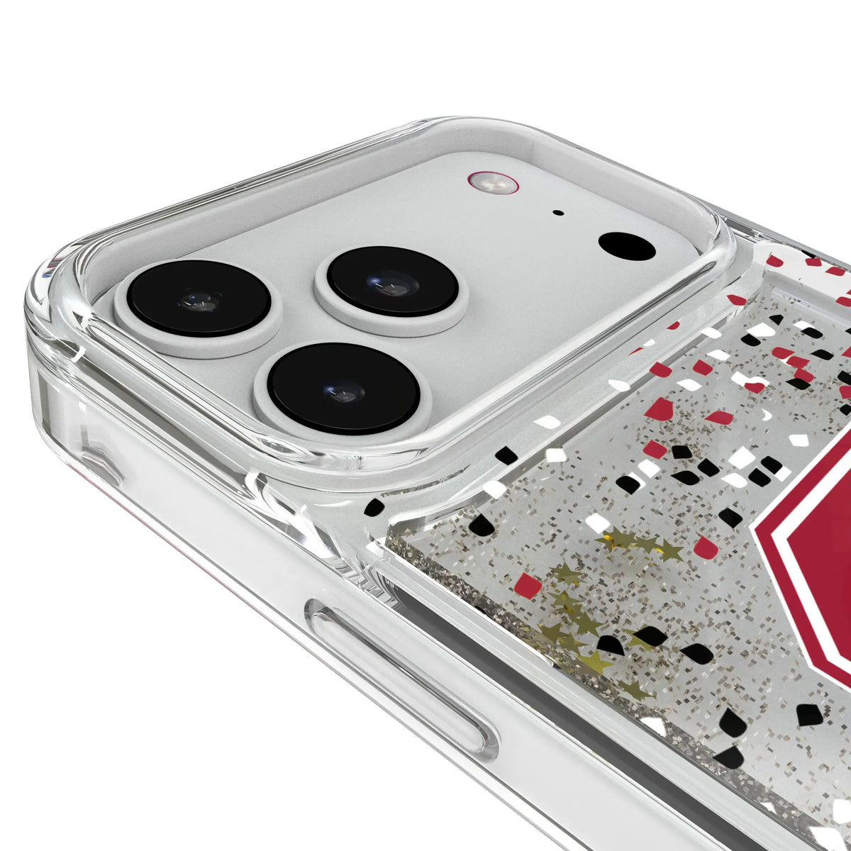 Stanford University Cardinal Confetti iPhone Glitter Phone Case for Apple iPhone - Detail#Device_iPhone 18 Pro Max