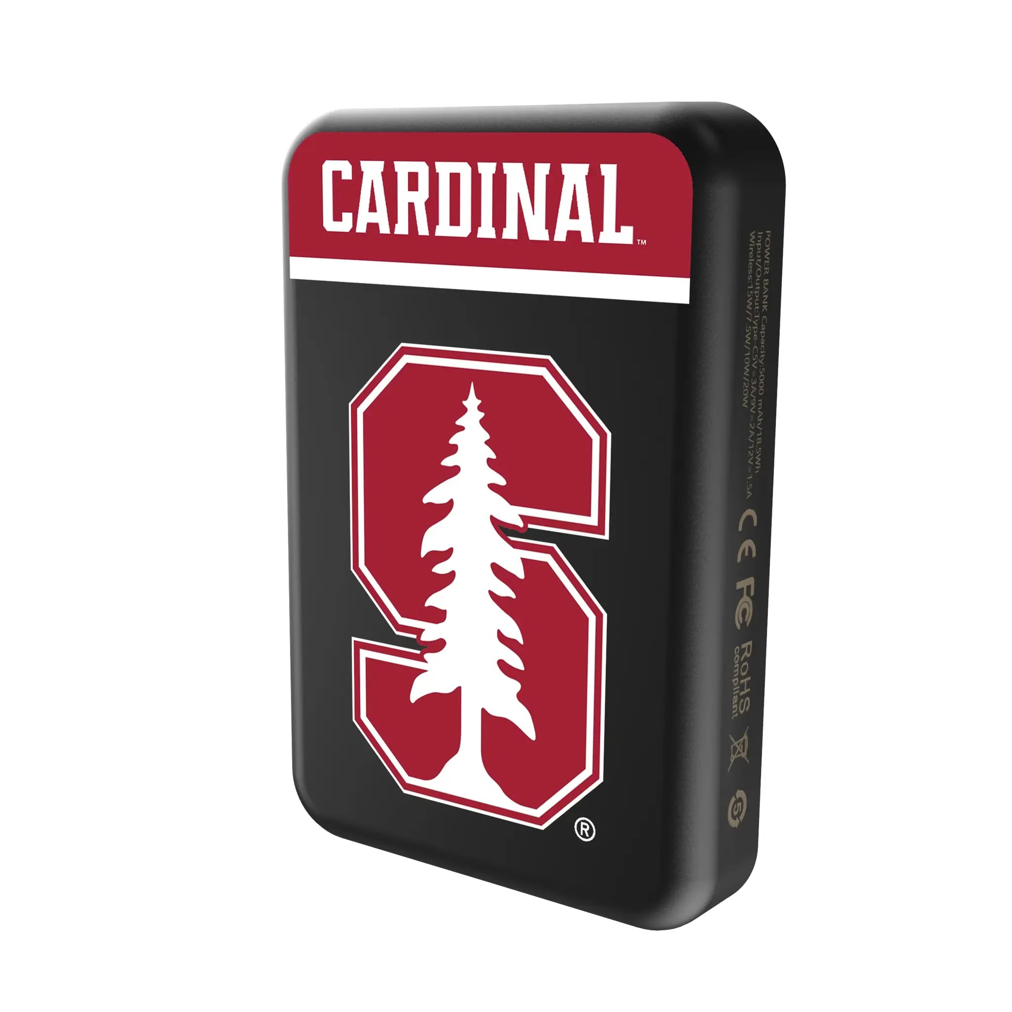 Stanford University Cardinal Endzone Plus Wireless Mag Power Bank