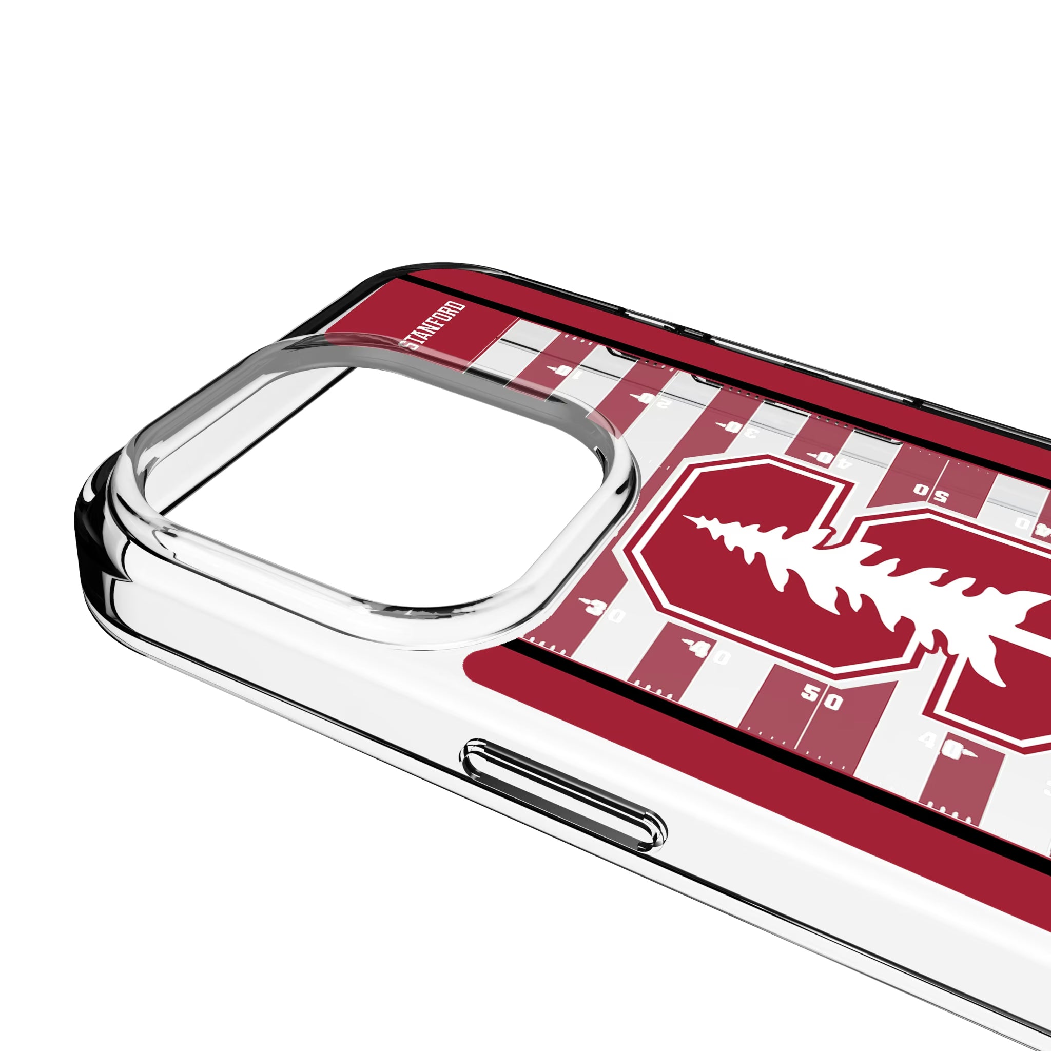 Stanford University Cardinal Field iPhone Clear Phone Case for Apple iPhone - Detail