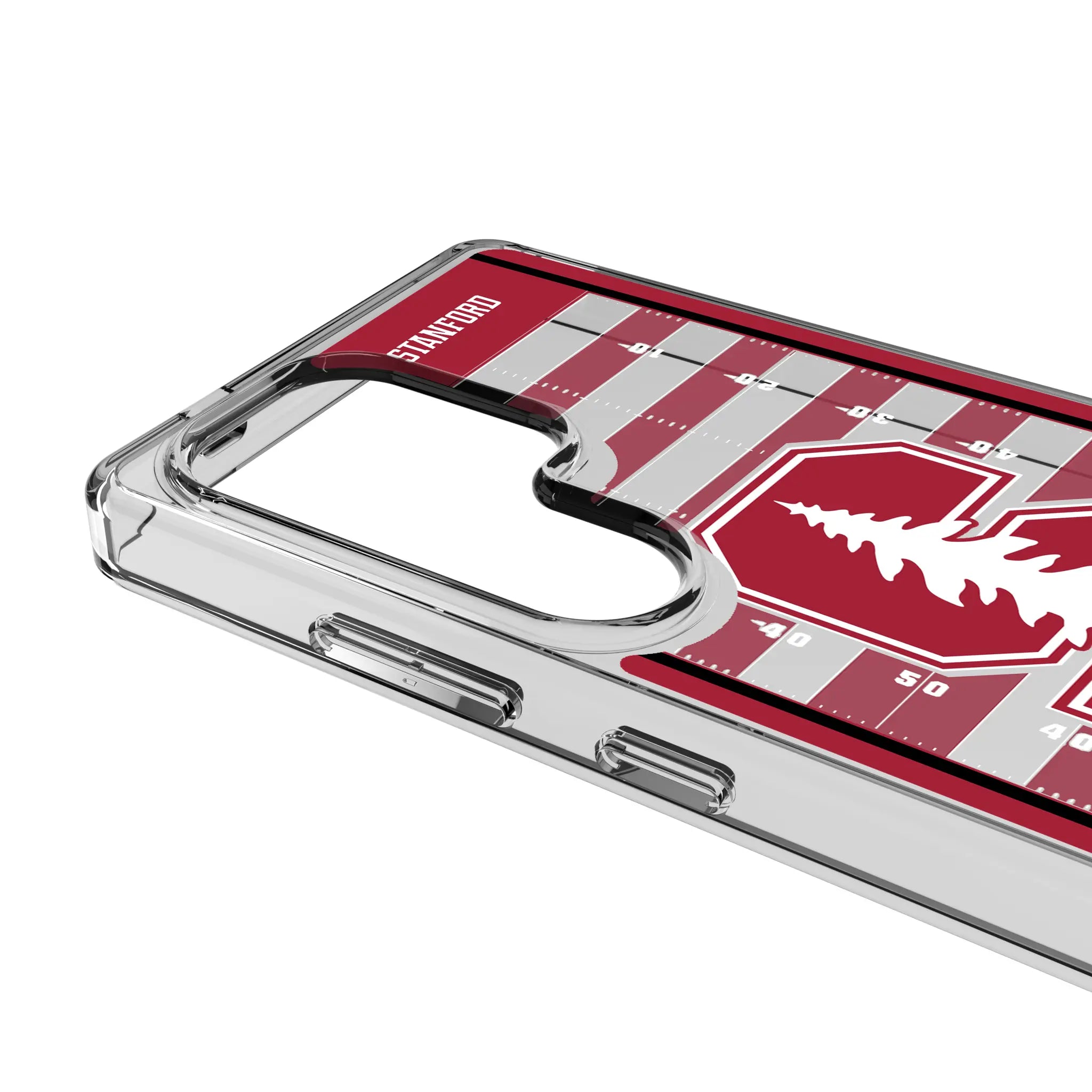 Stanford University Cardinal Field Galaxy Clear Phone Case for Samsung Galaxy - Detail