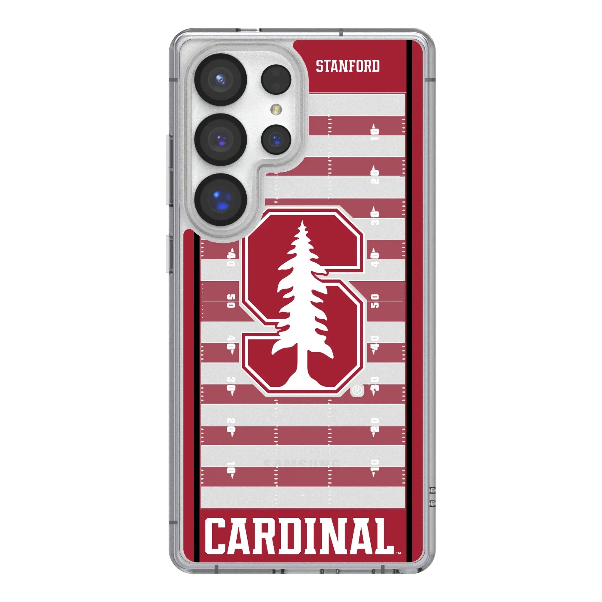 Stanford University Cardinal Field Galaxy Clear Phone Case for Samsung Galaxy