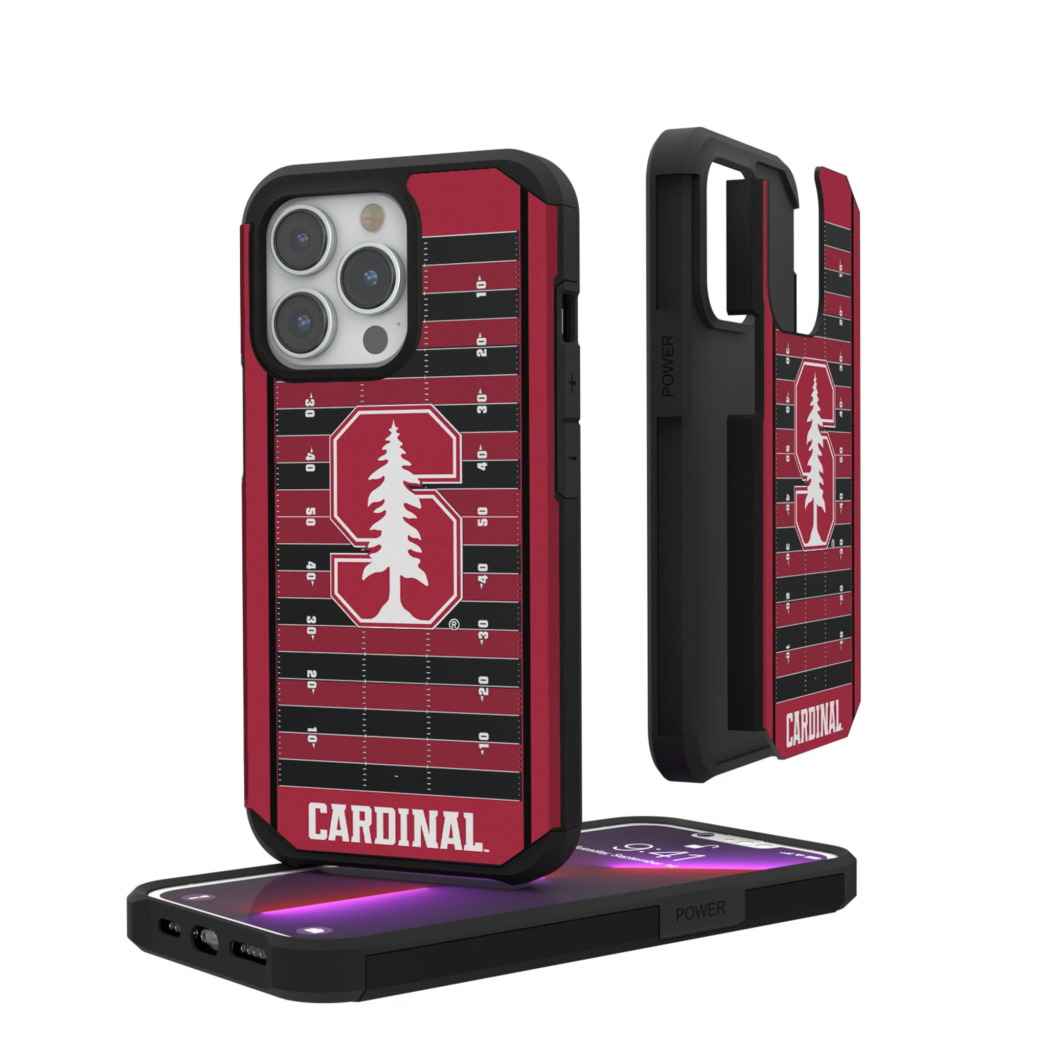 Stanford University Cardinal Field iPhone Rugged Phone Case for Apple iPhone