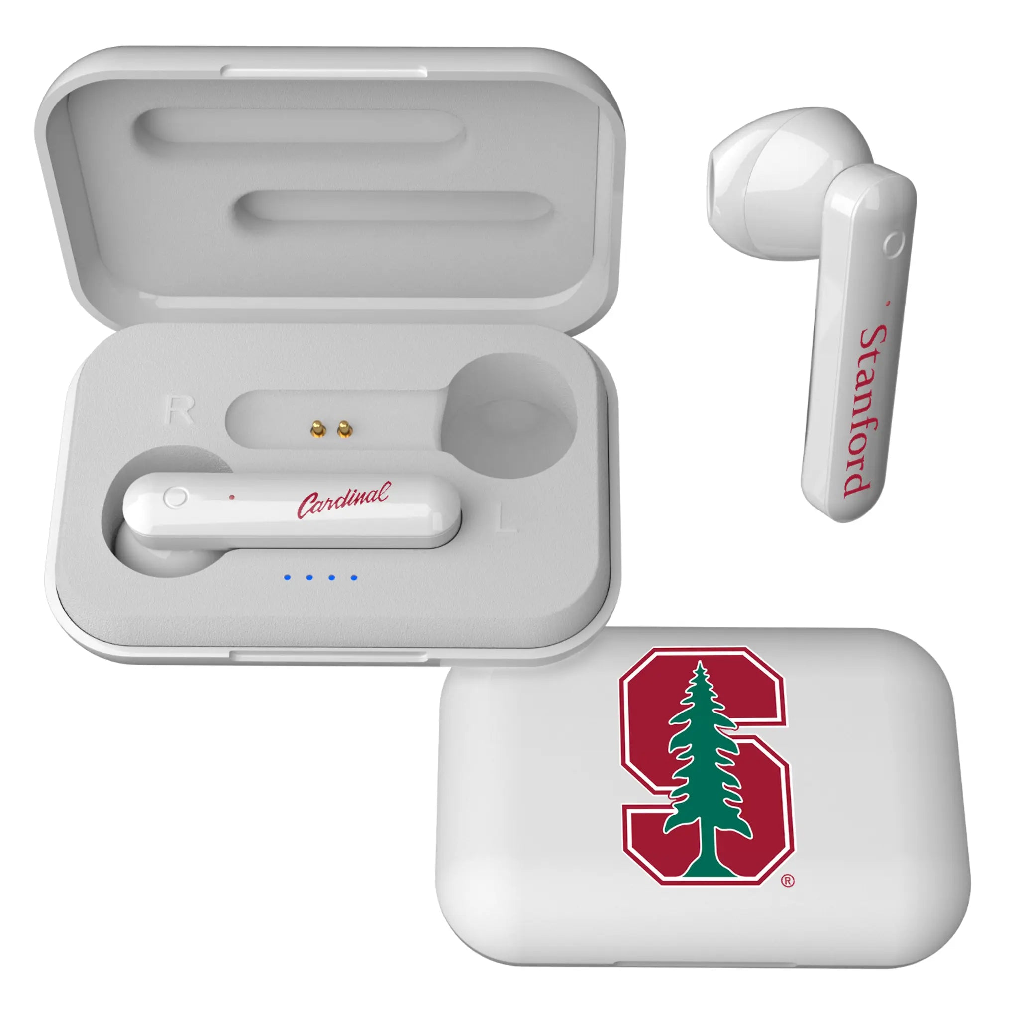 Stanford University Cardinal Insignia Wireless TWS Earbuds