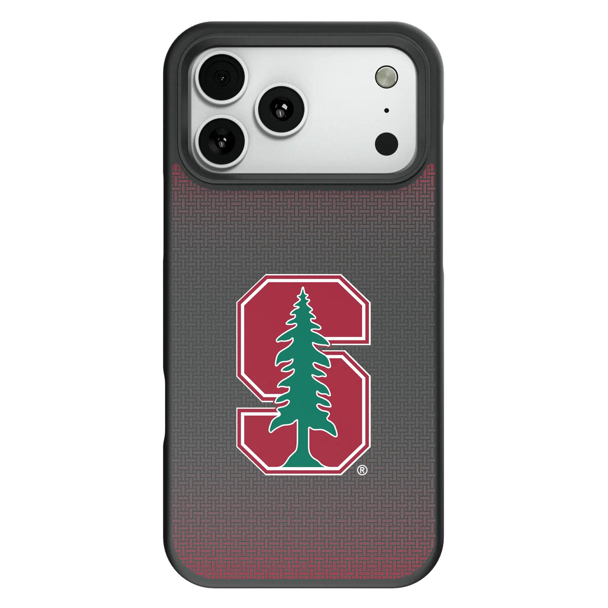 Stanford University Cardinal Linen Bump Phone Case for Apple iPhone