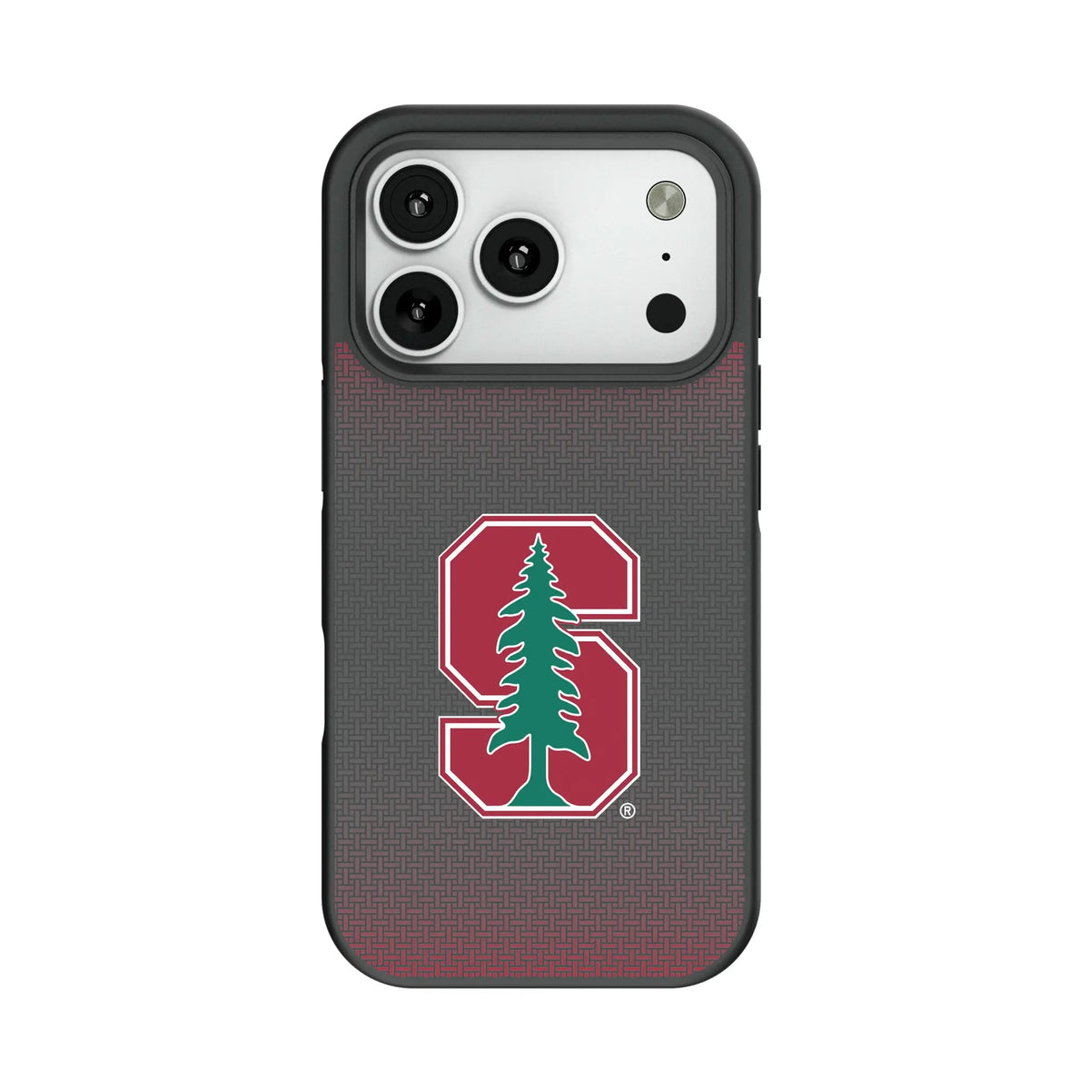 Stanford University Cardinal Linen Bump Phone Case for Apple iPhone