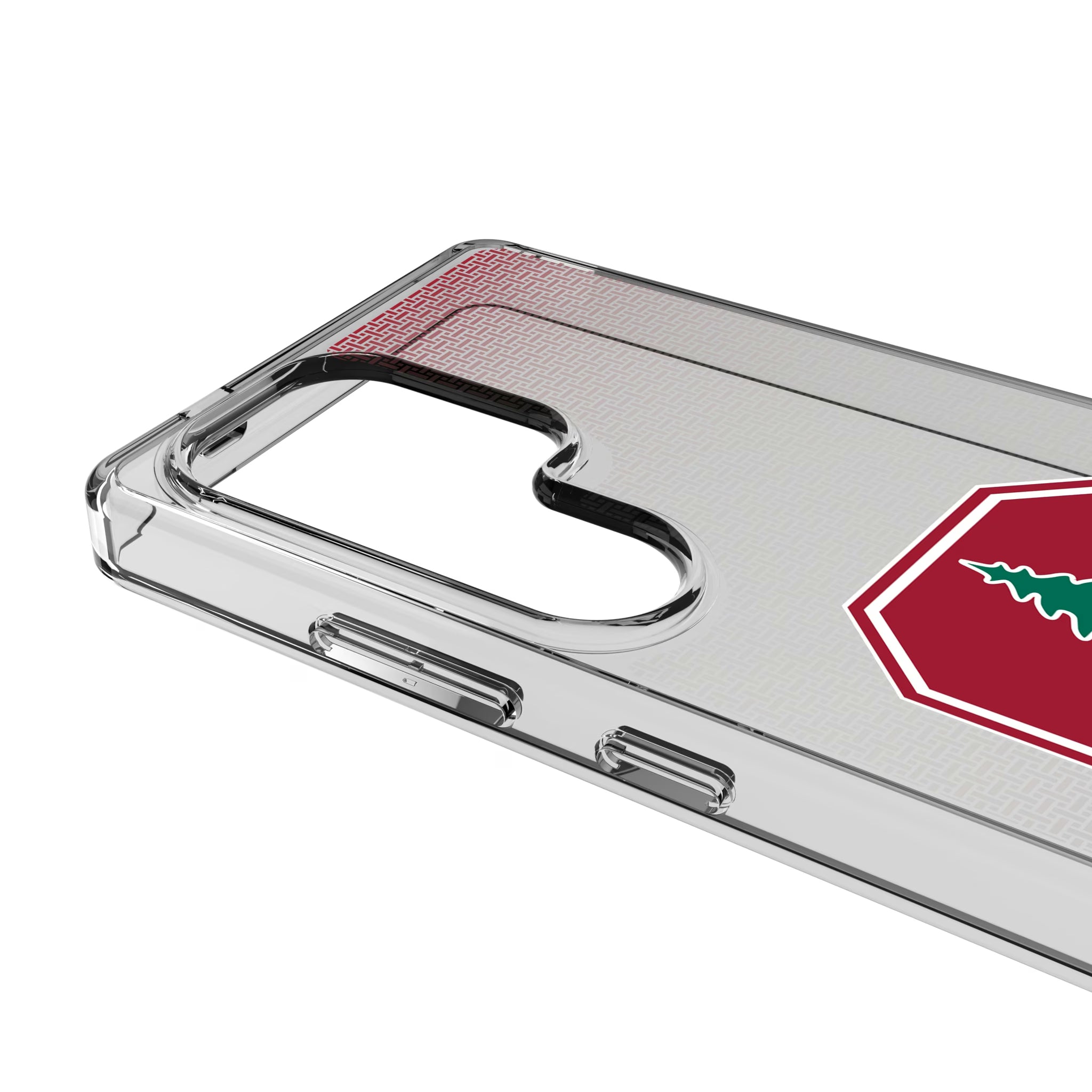 Stanford University Cardinal Linen Galaxy Clear Phone Case for Samsung Galaxy - Detail