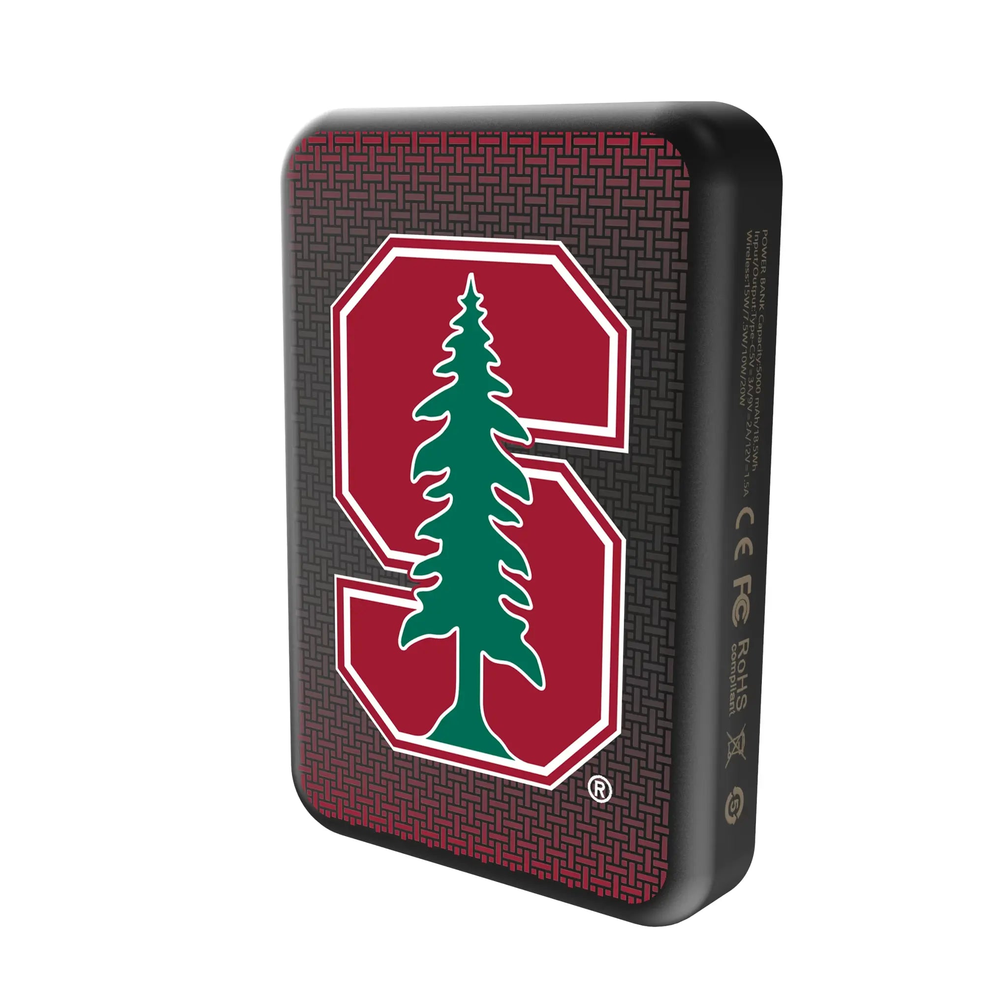 Stanford University Cardinal Linen Wireless Mag Power Bank