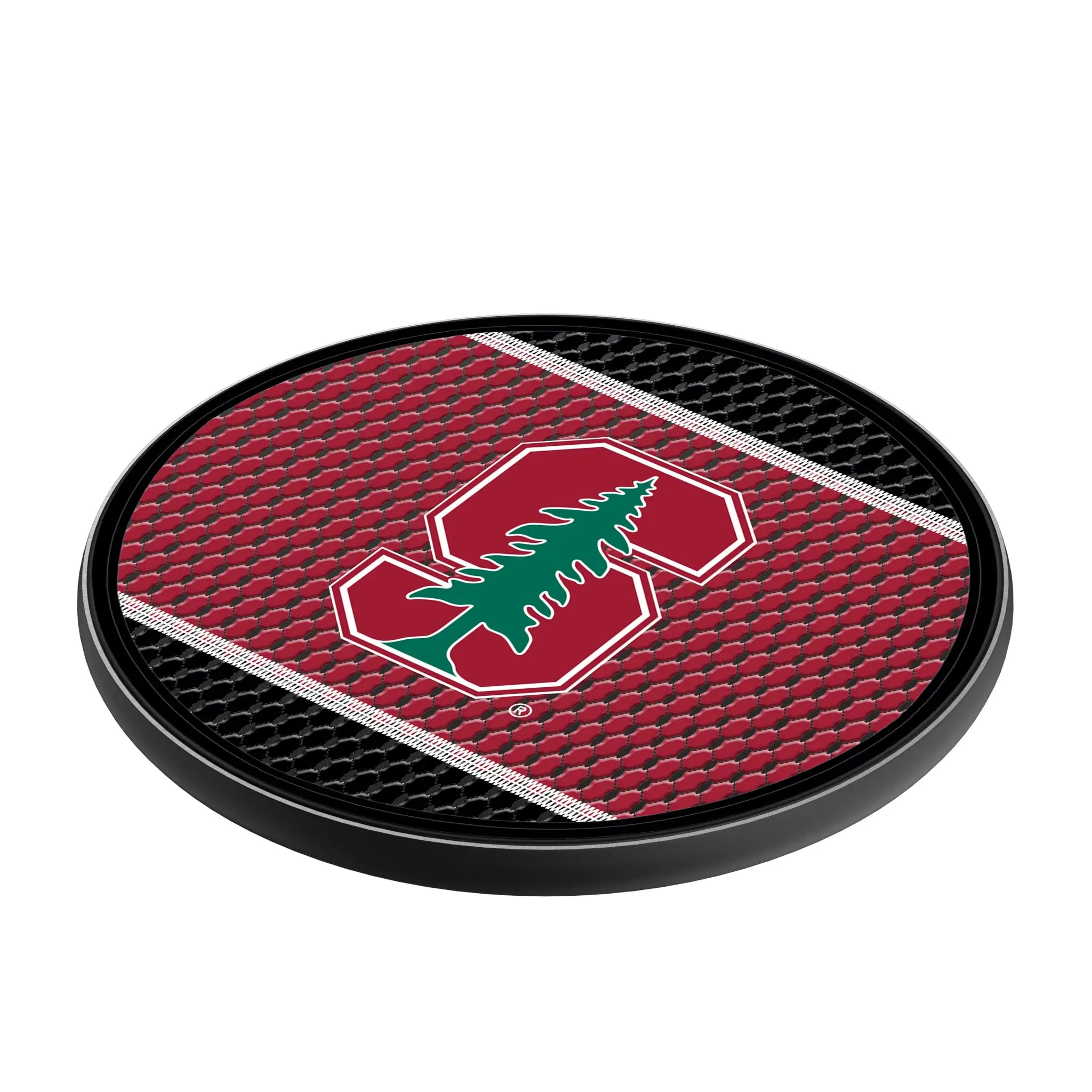 Stanford University Cardinal Mesh 15-Watt Wireless Charger - Isometric View