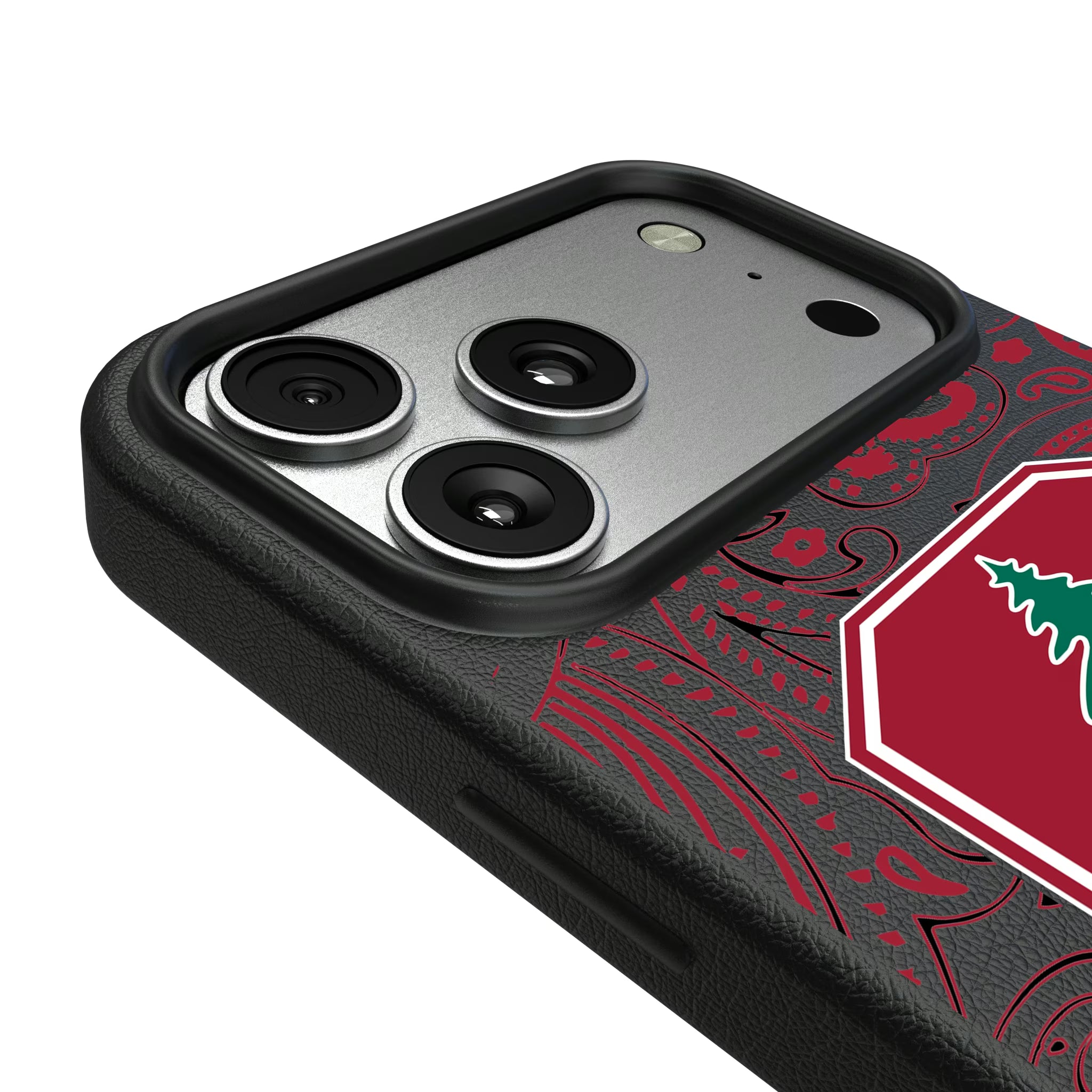 Stanford University Cardinal Paisley iPhone MagSafe Compatible Phone Case for Apple iPhone - Detail#Device_iPhone 17 Pro Max