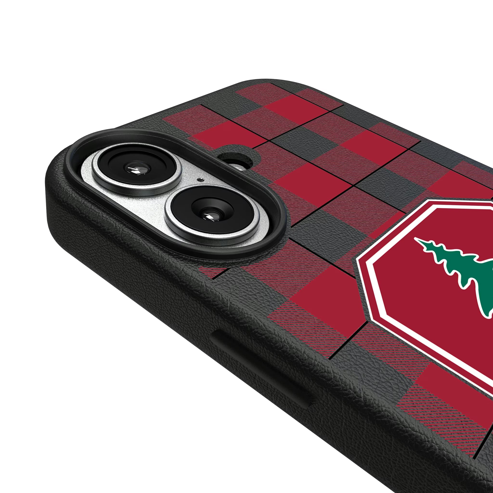Stanford University Cardinal Plaid iPhone MagSafe Compatible Phone Case for Apple iPhone - Detail#Device_iPhone 17