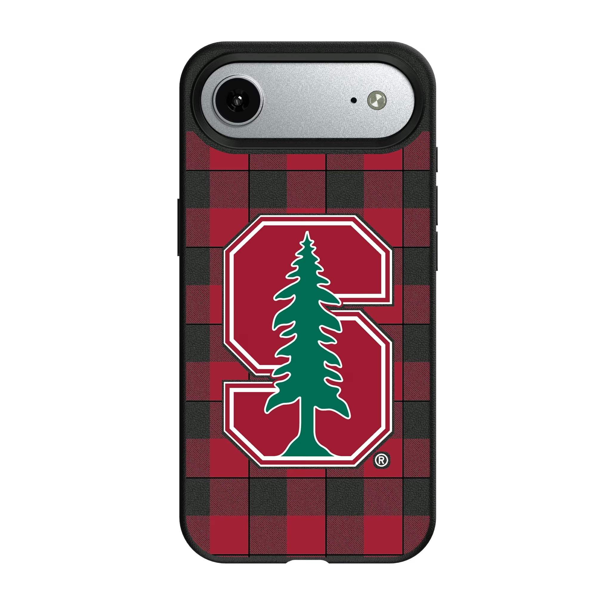 Stanford University Cardinal Plaid iPhone MagSafe Compatible Phone Case for Apple iPhone#Device_iPhone Air