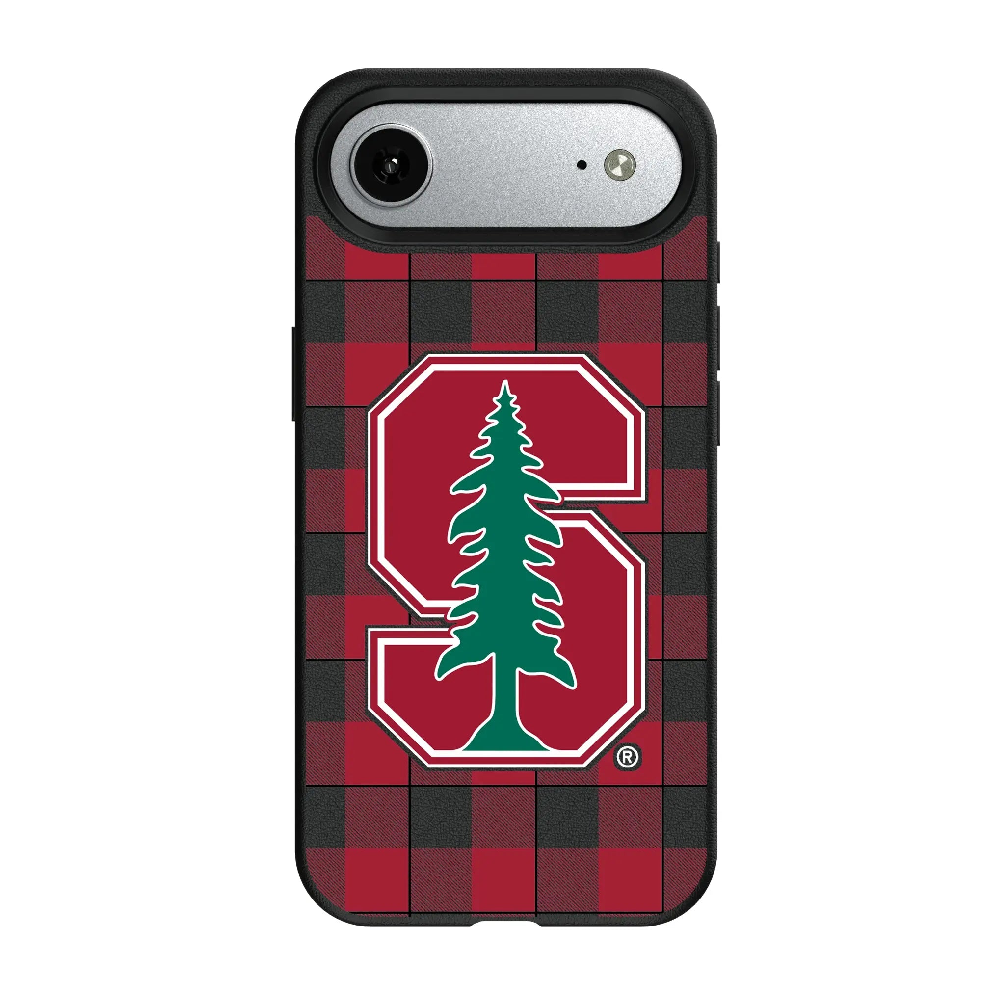 Stanford University Cardinal Plaid iPhone MagSafe Compatible Phone Case for Apple iPhone#Device_iPhone Air