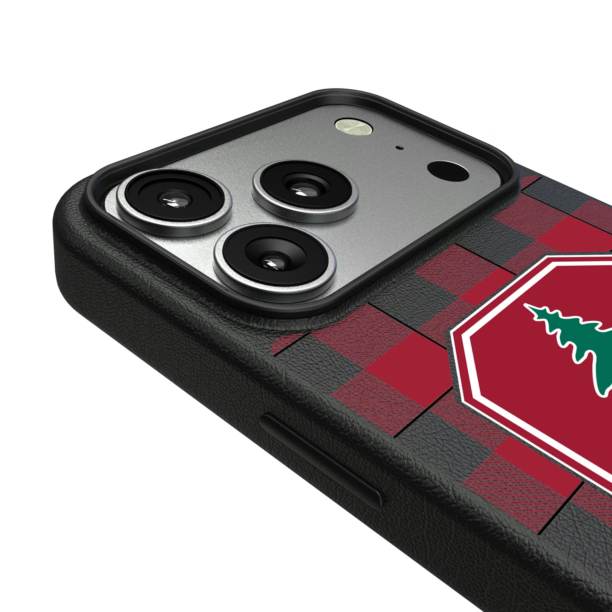 Stanford University Cardinal Plaid iPhone MagSafe Compatible Phone Case for Apple iPhone - Detail#Device_iPhone 17 Pro