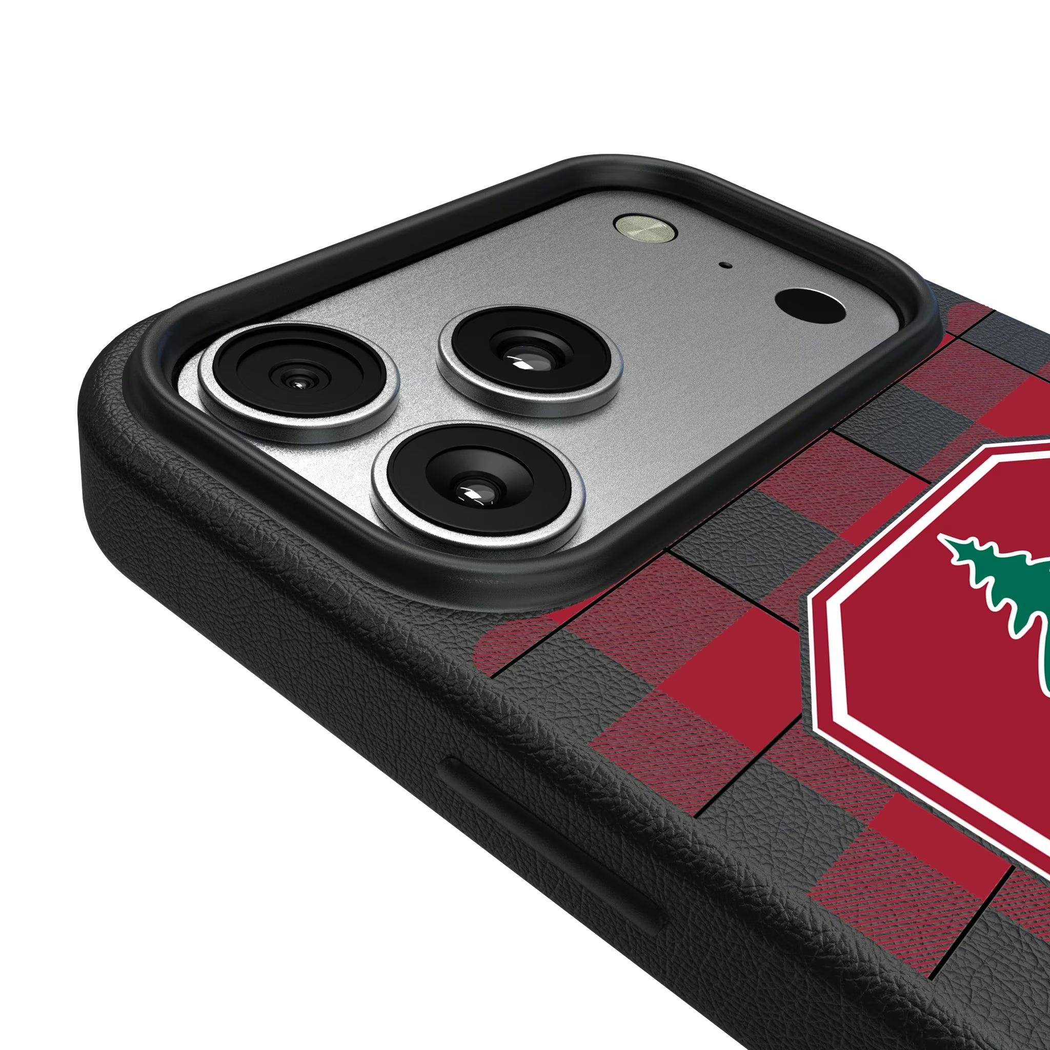 Stanford University Cardinal Plaid iPhone MagSafe Compatible Phone Case for Apple iPhone - Detail#Device_iPhone 17 Pro Max