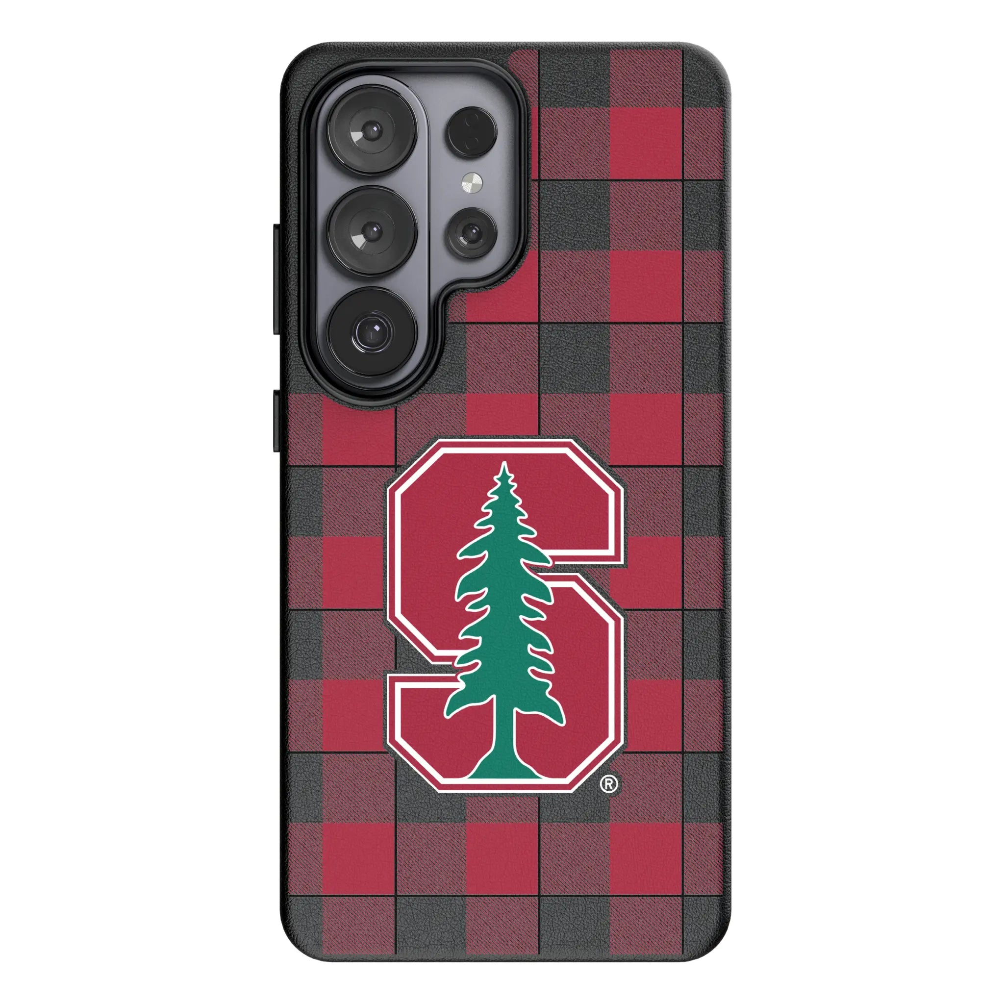 Stanford University Cardinal Plaid Galaxy MagSafe Compatible Phone Case for Samsung Galaxy#Device_Galaxy S26 Ultra