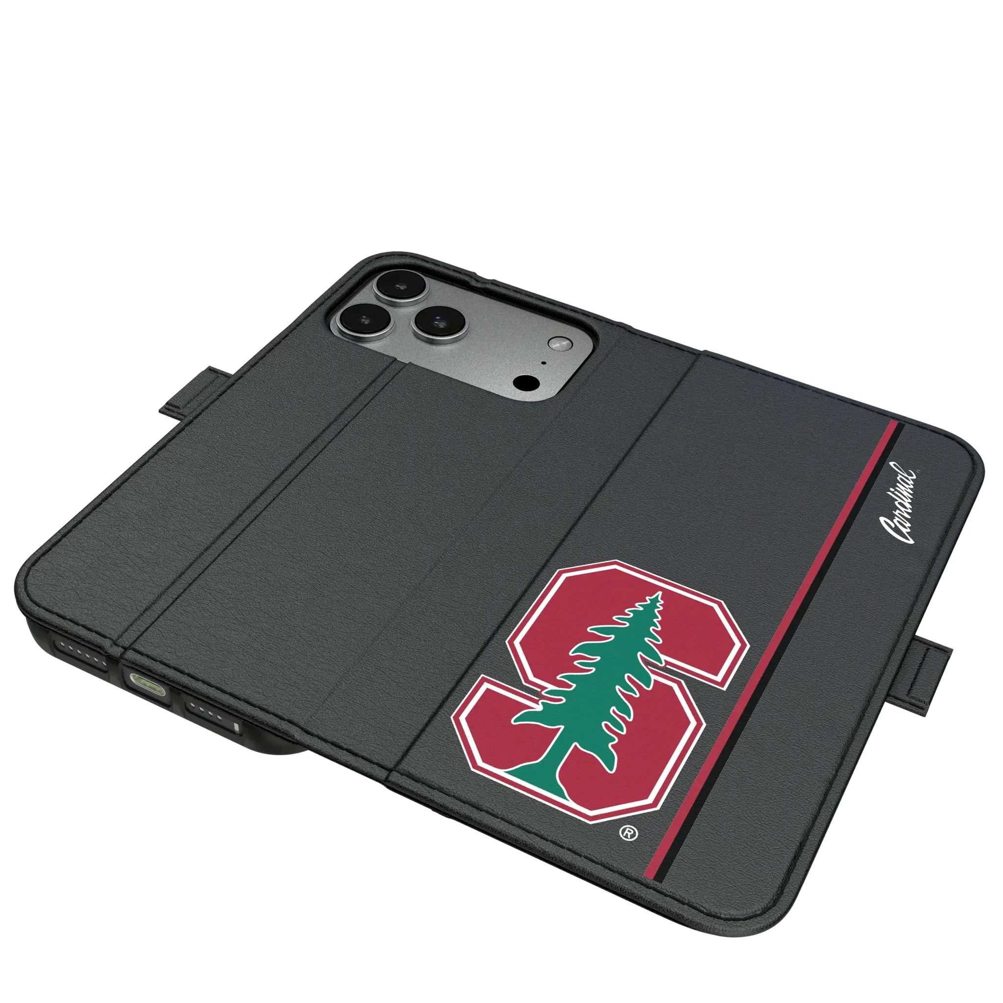 Stanford University Cardinal Sidebar iPhone Folio Phone Case for Apple iPhone#Device_iPhone 17 Pro Max