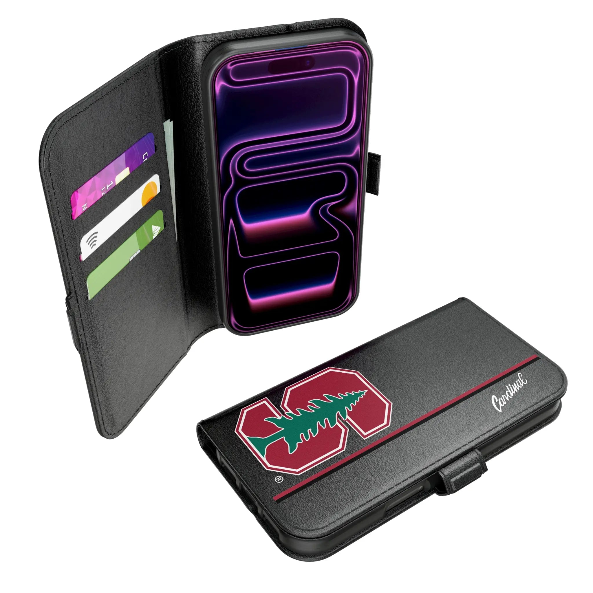 Stanford University Cardinal Sidebar iPhone Folio Phone Case for Apple iPhone#Device_iPhone 17 Pro