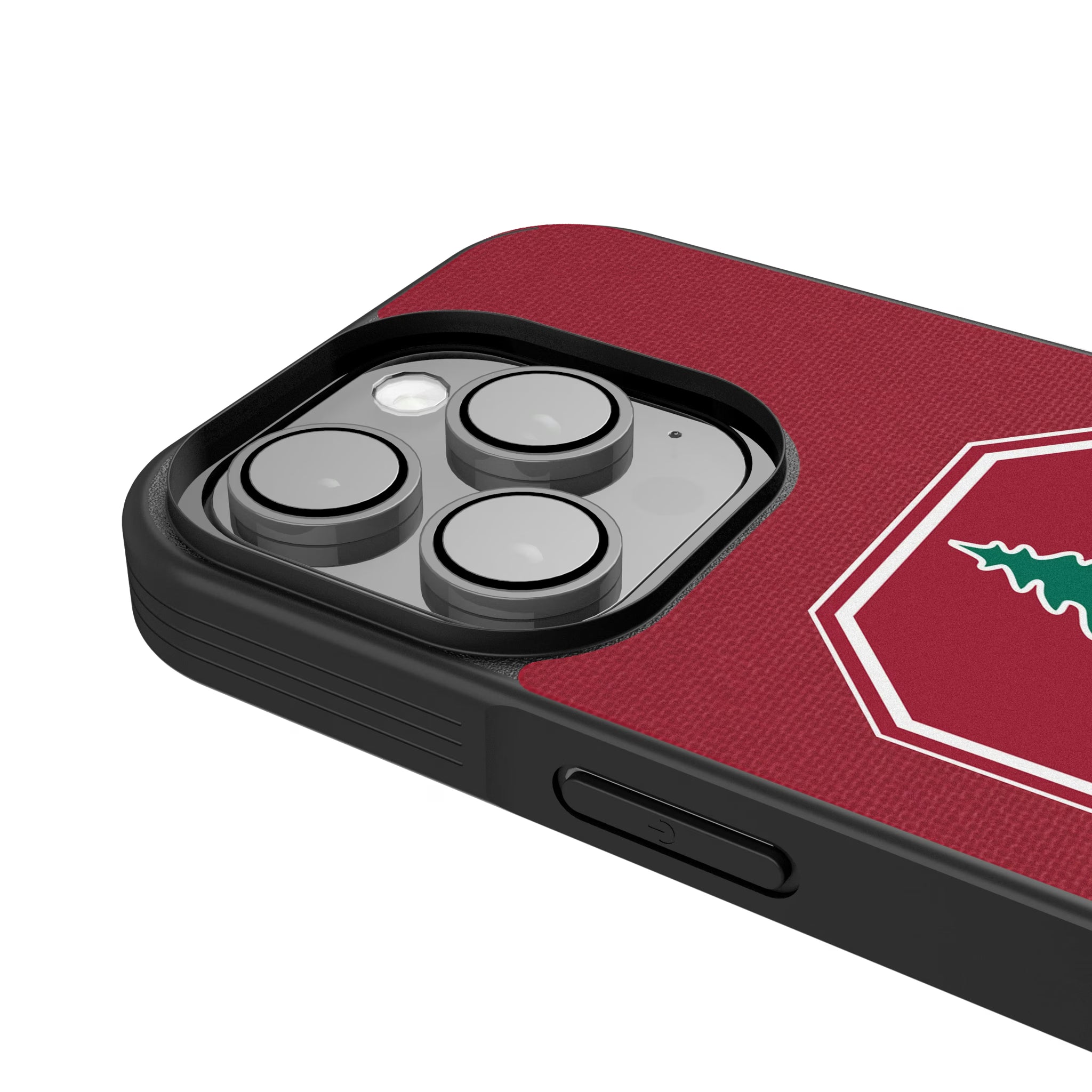 Stanford University Cardinal Solid iPhone Bump Phone Case for Apple iPhone - Detail