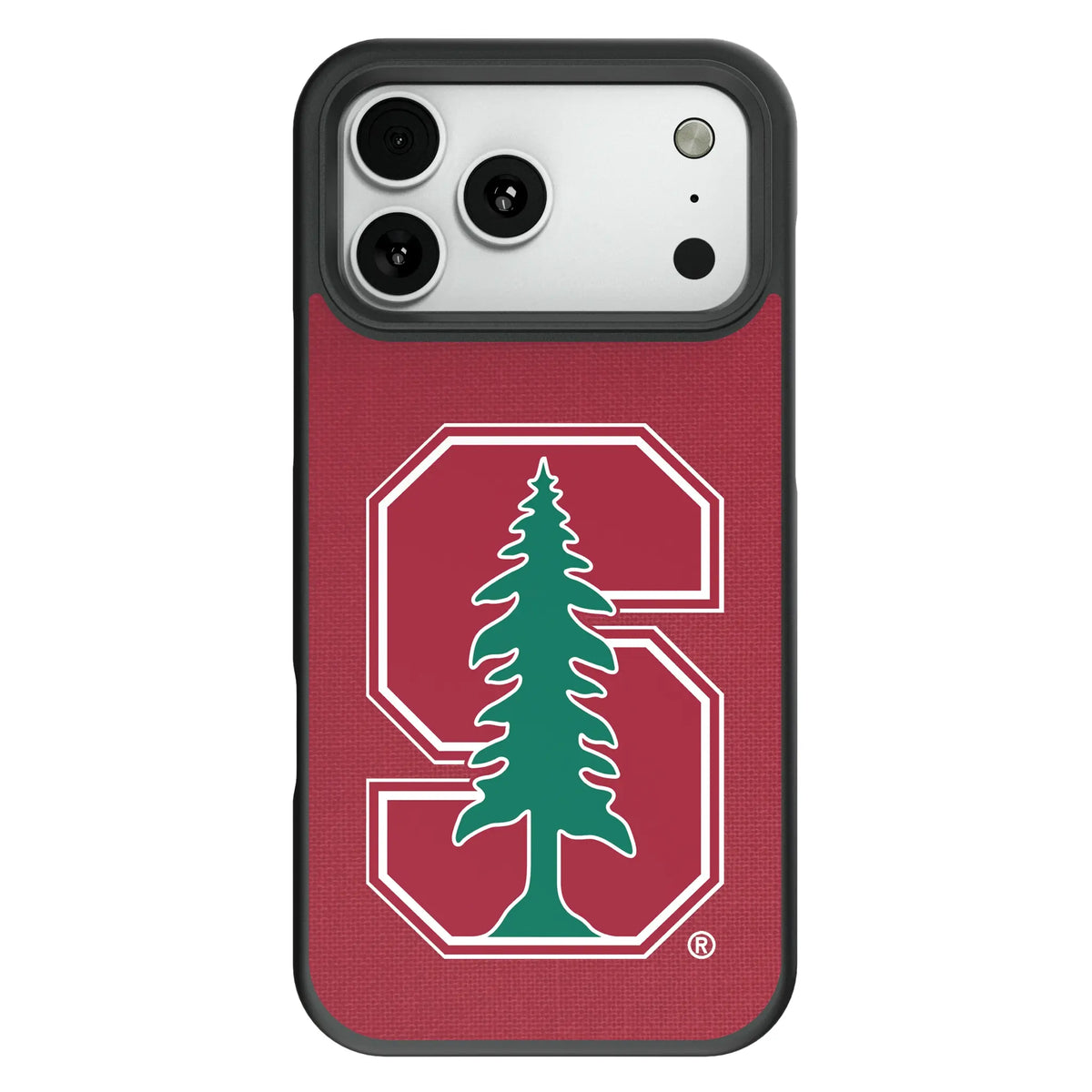 Stanford University Cardinal Solid Bump Phone Case for Apple iPhone