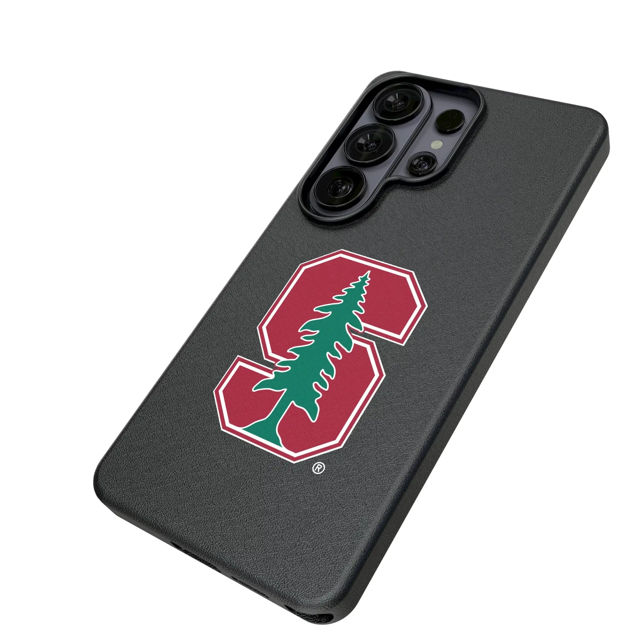 Stanford University Cardinal Text Backdrop Galaxy MagSafe Compatible Phone Case for Samsung Galaxy - Isometric View#Device_Galaxy S26 Ultra