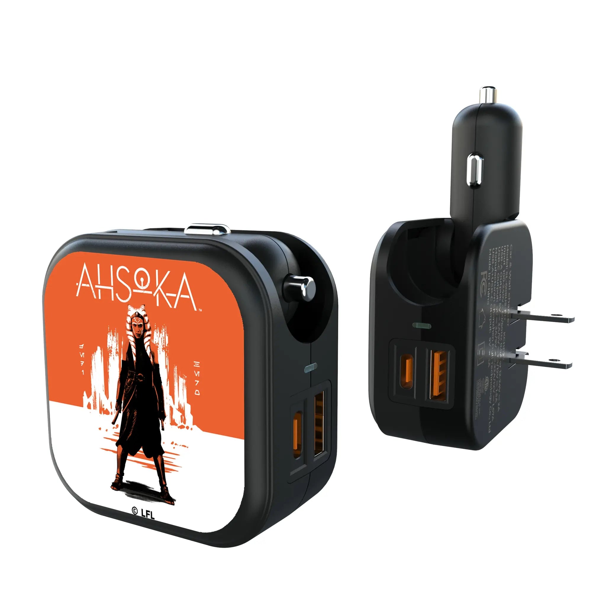 Star Wars Ahsoka BaseOne 2 in 1 USB A/C Charger