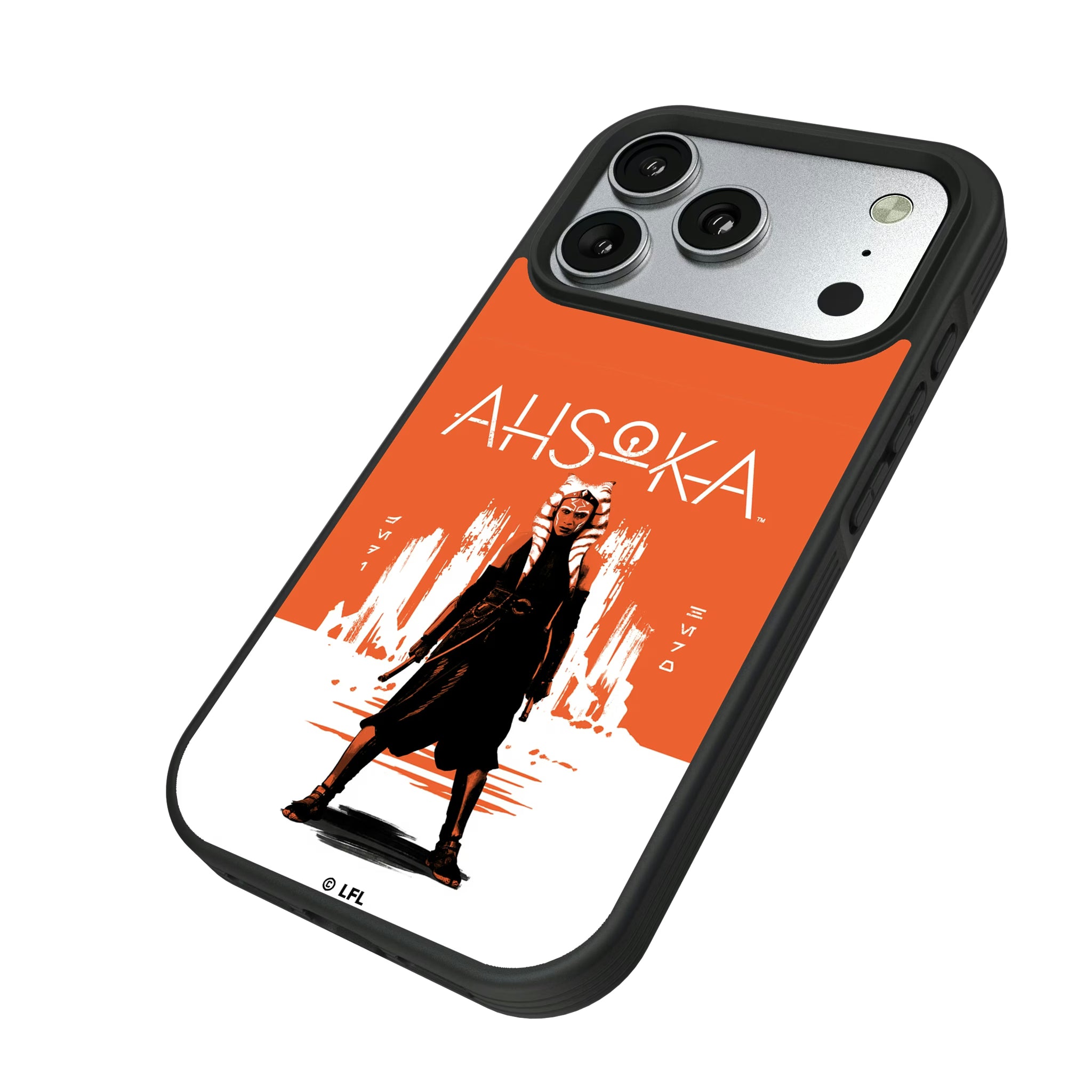 Star Wars Ahsoka BaseOne iPhone Bump Phone Case for Apple iPhone - Isometric View#Device_iPhone 17 Pro