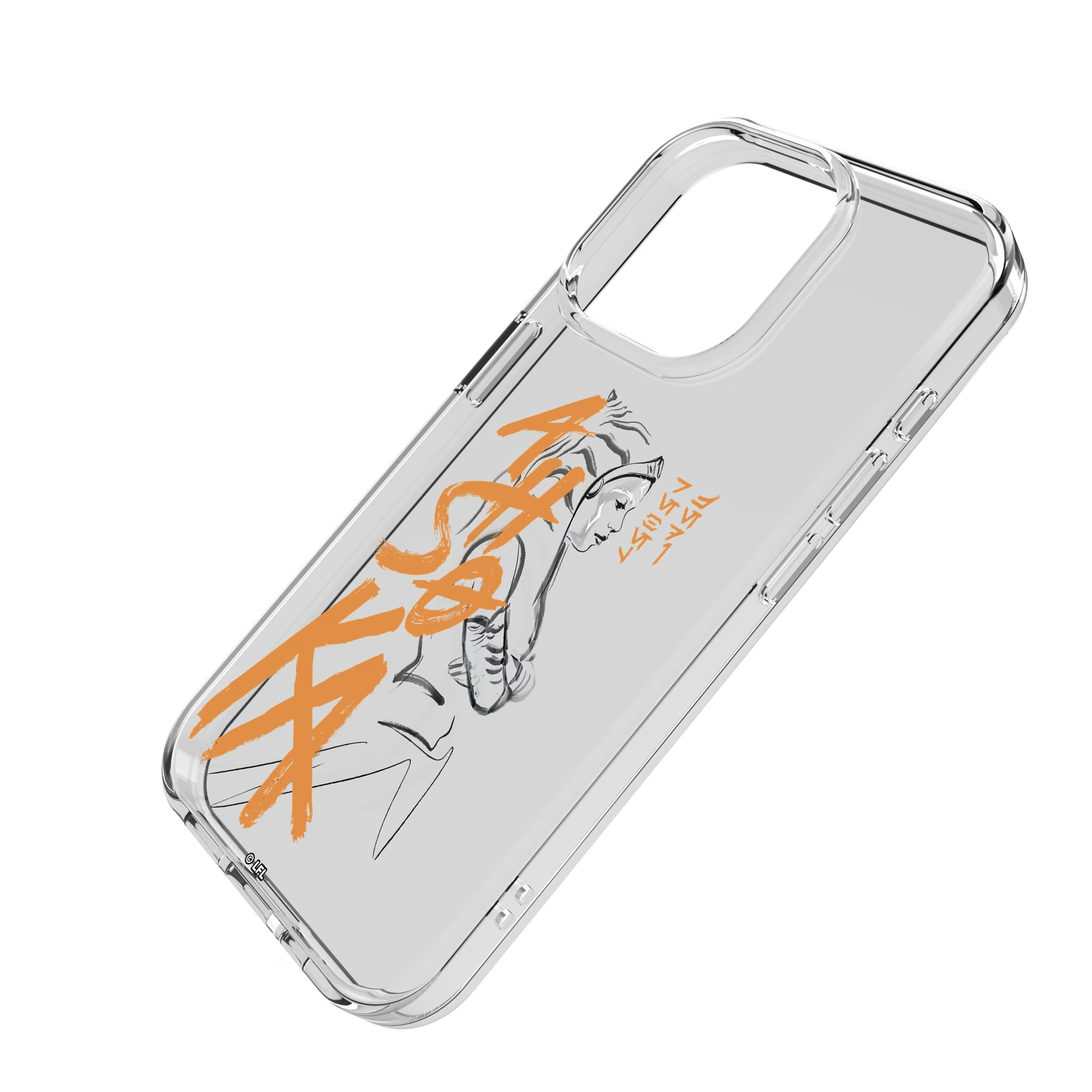 Star Wars Ahsoka BaseOne iPhone Clear Phone Case for Apple iPhone - Isometric View