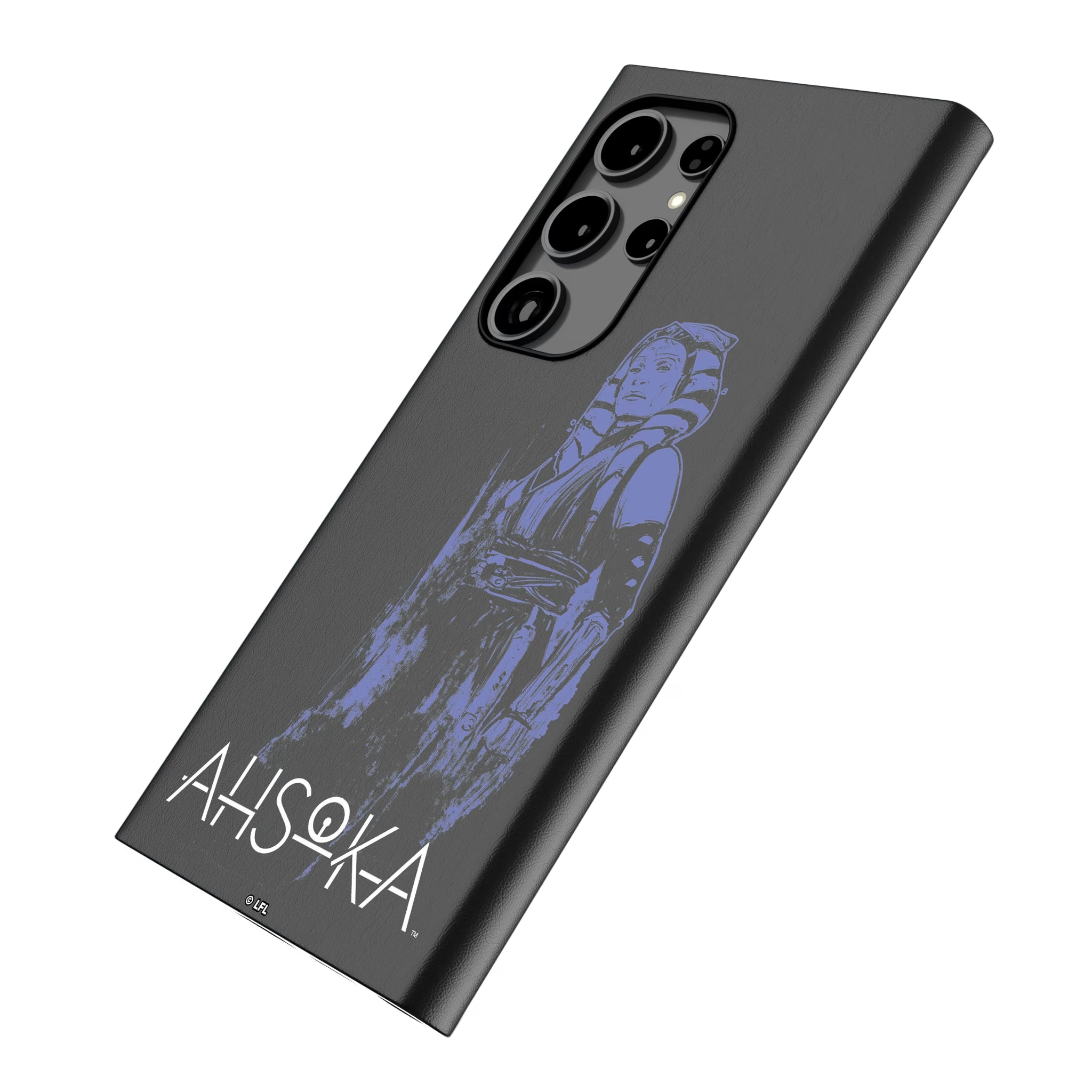 Star Wars Ahsoka BaseOne Galaxy MagSafe Compatible Phone Case for Samsung Galaxy - Isometric View
