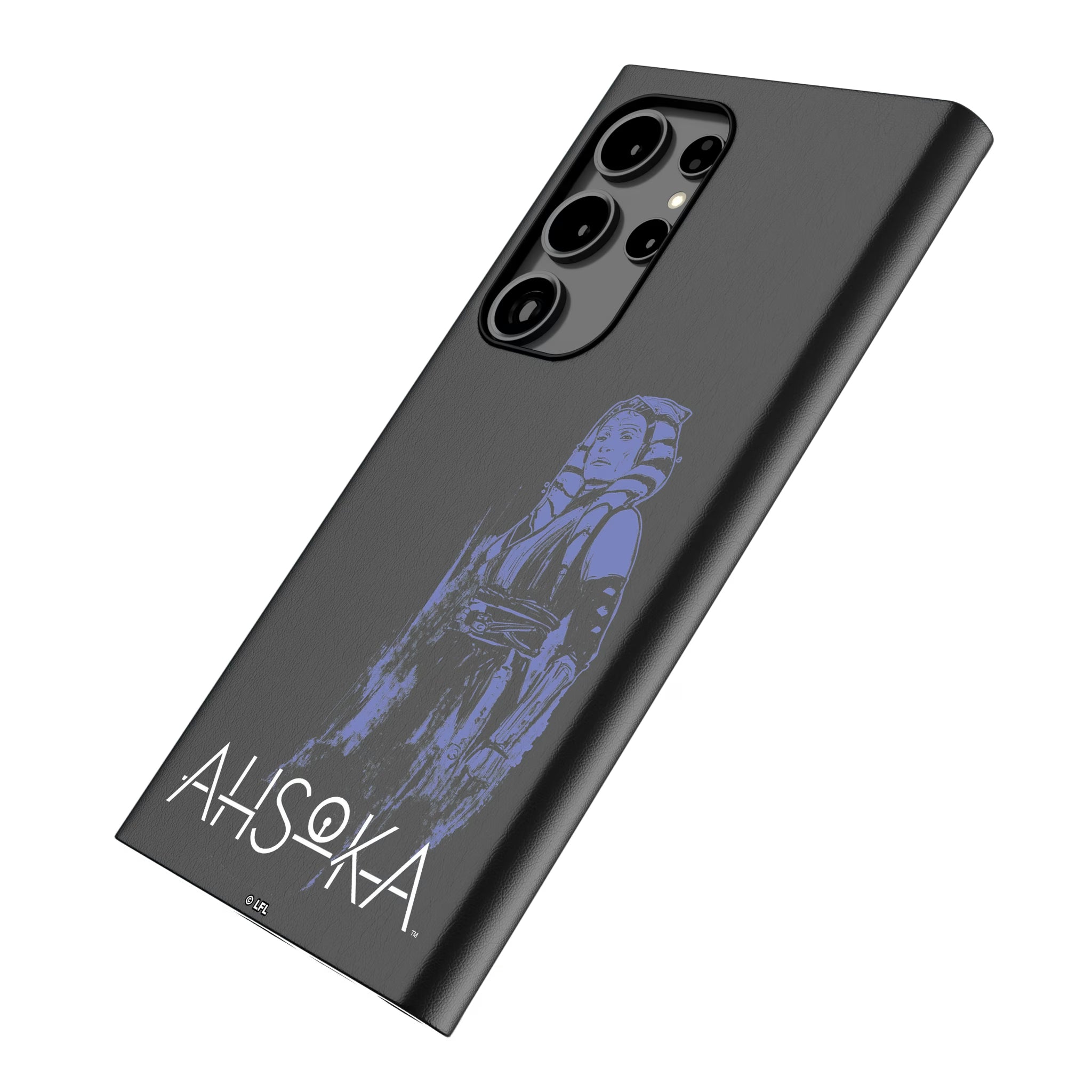 Star Wars Ahsoka BaseZero Galaxy MagSafe Compatible Phone Case for Samsung Galaxy - Isometric View