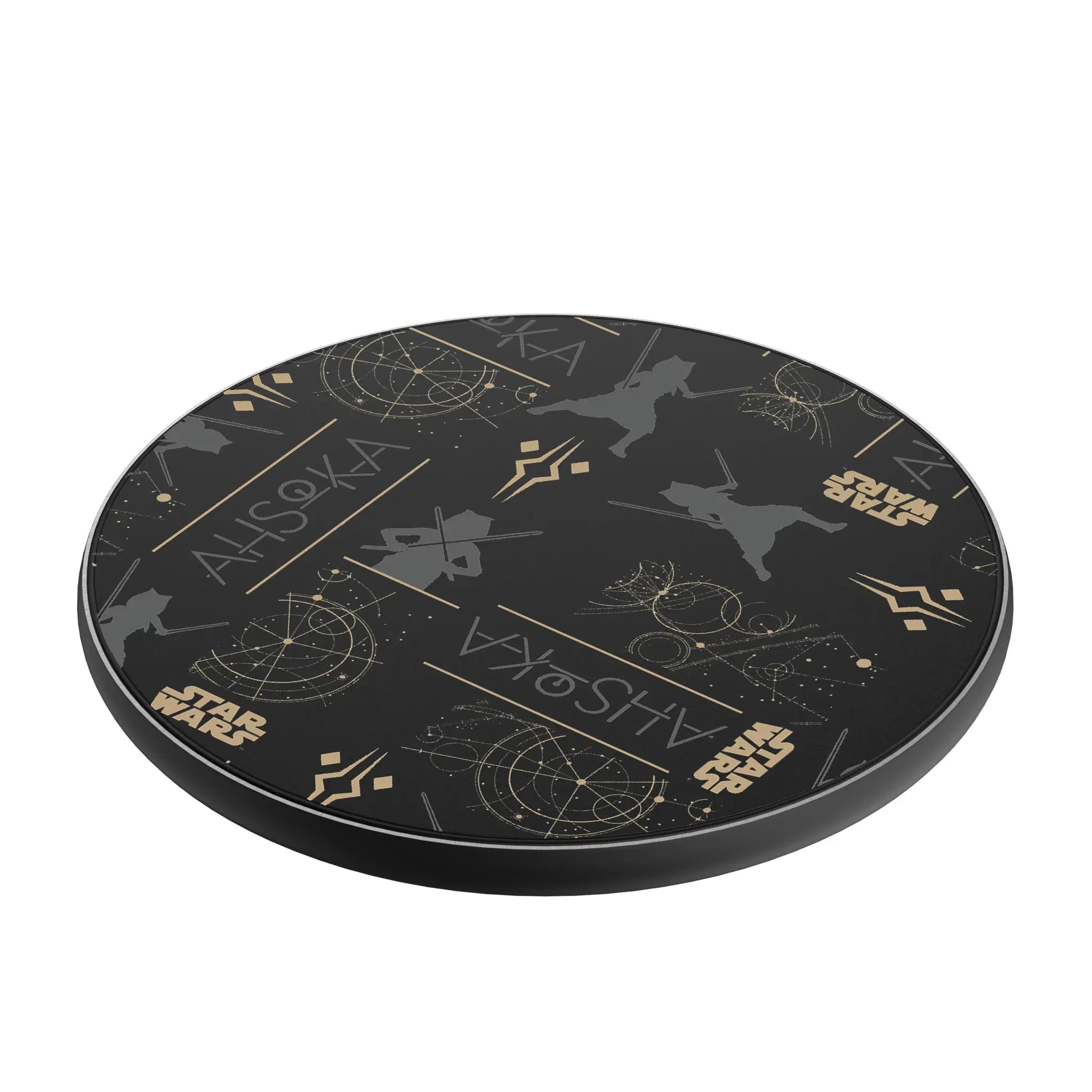 Star Wars Ahsoka Pattern 15-Watt Wireless Charger - Isometric View