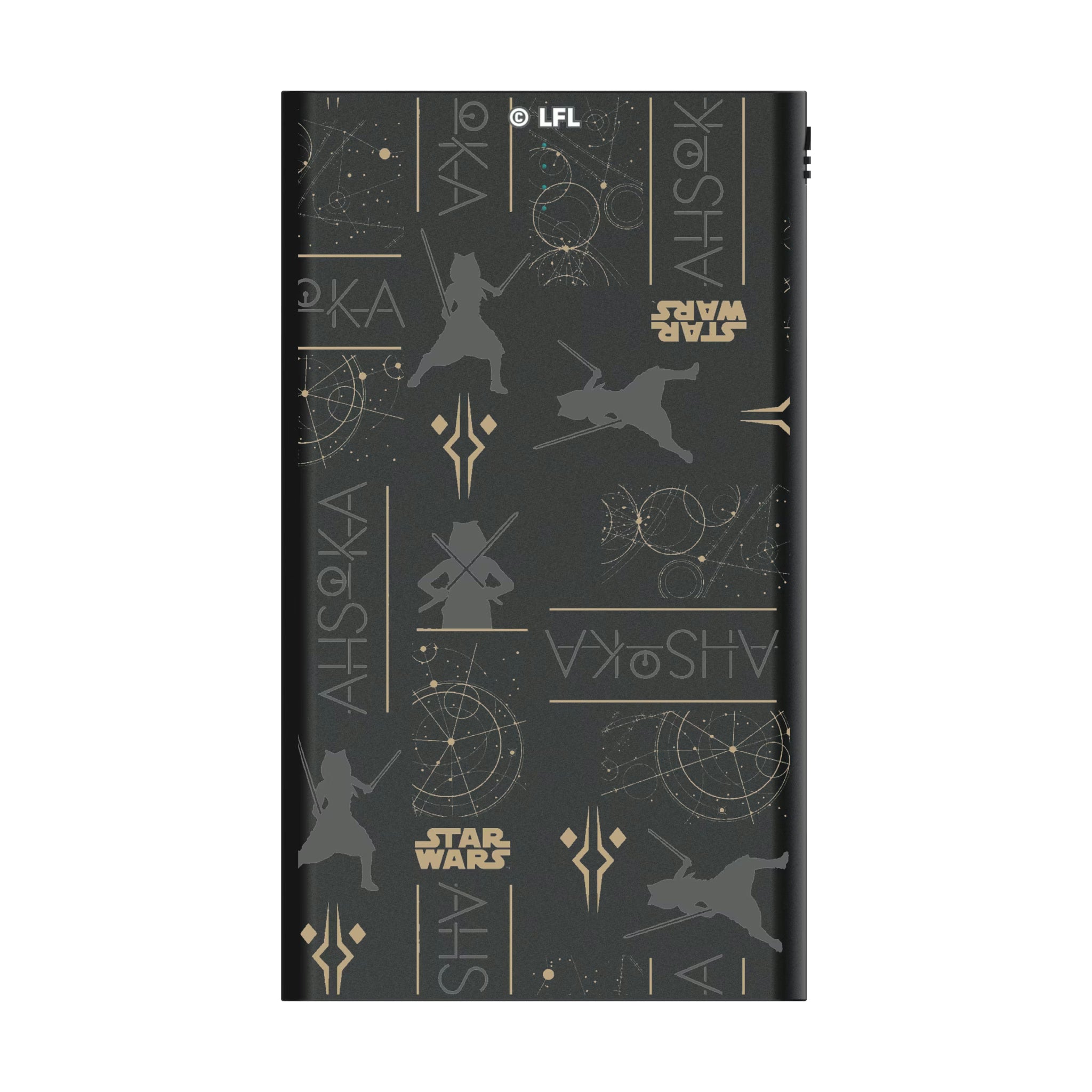 Star Wars Ahsoka Pattern 5000mAh Flat Powerbank