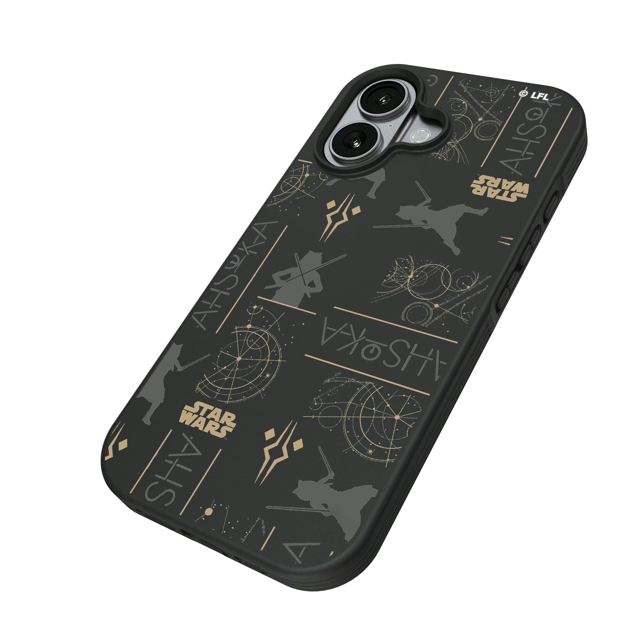 Star Wars Ahsoka Pattern iPhone Bump Phone Case for Apple iPhone - Isometric View#Device_iPhone 17