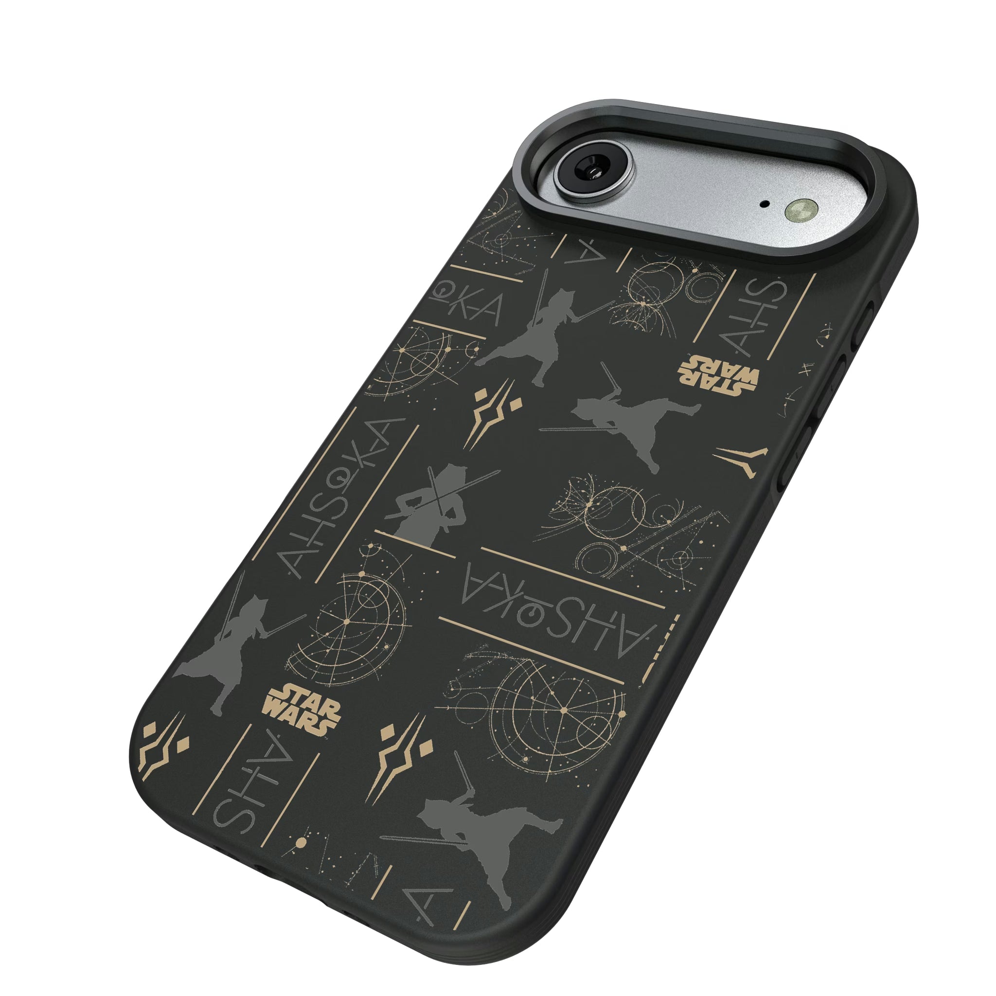 Star Wars Ahsoka Pattern iPhone Bump Phone Case for Apple iPhone - Isometric View#Device_iPhone Air