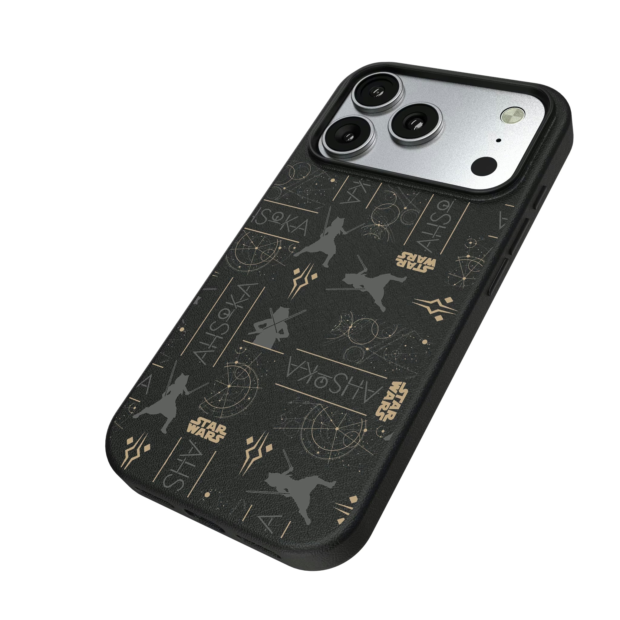 Star Wars Ahsoka Pattern iPhone MagSafe Compatible Phone Case for Apple iPhone - Isometric View#Device_iPhone 17 Pro