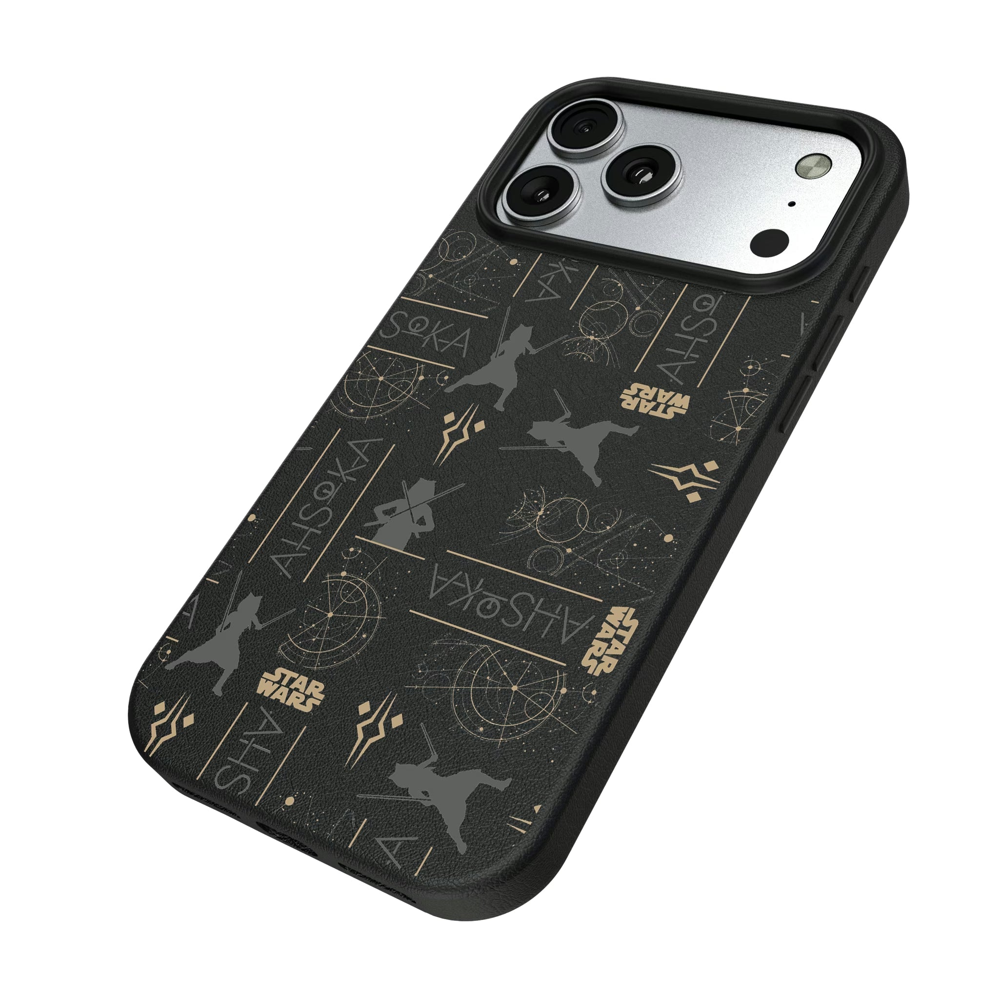 Star Wars Ahsoka Pattern iPhone MagSafe Compatible Phone Case for Apple iPhone - Isometric View#Device_iPhone 17 Pro Max