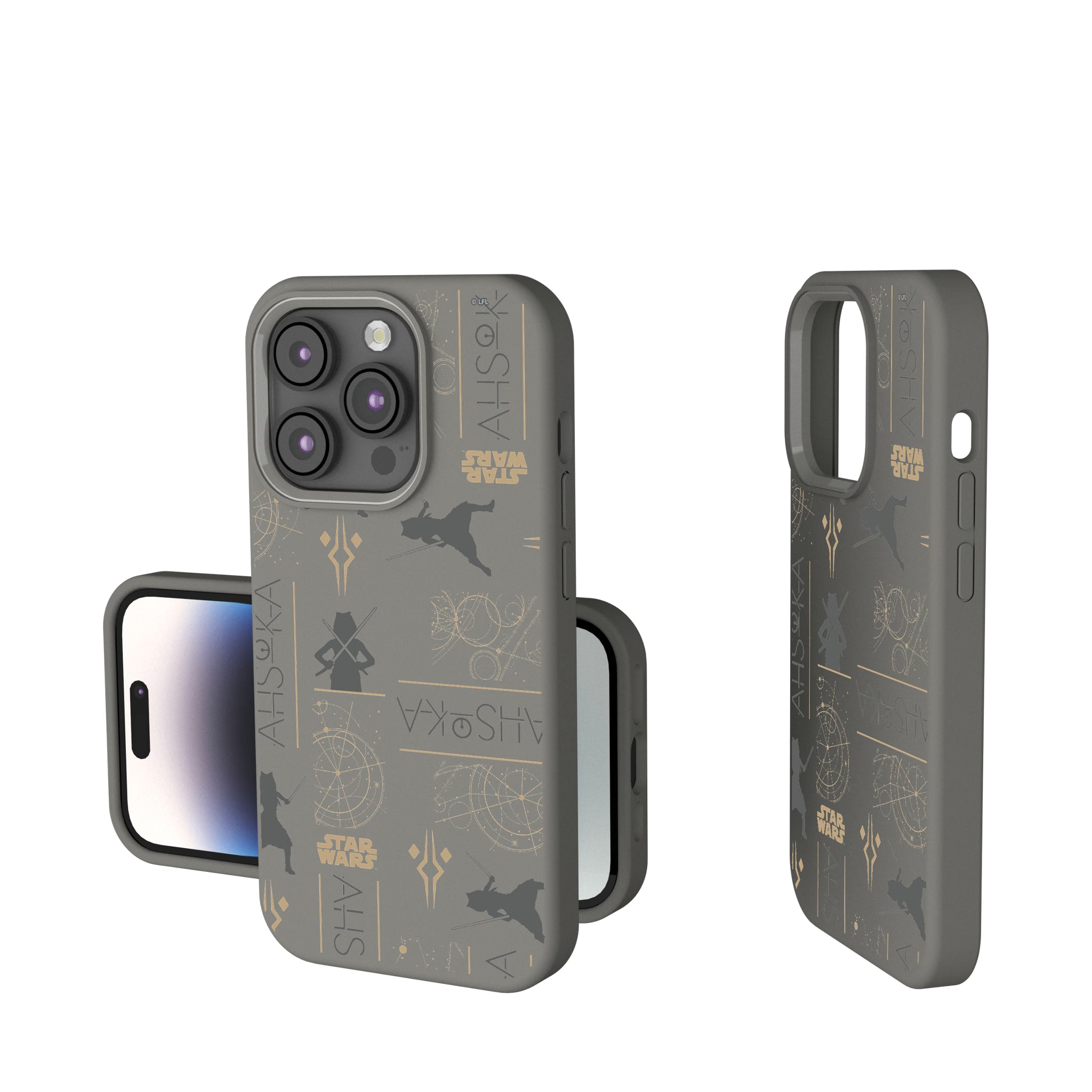 Star Wars Ahsoka Pattern iPhone Soft Touch Phone Case for Apple iPhone