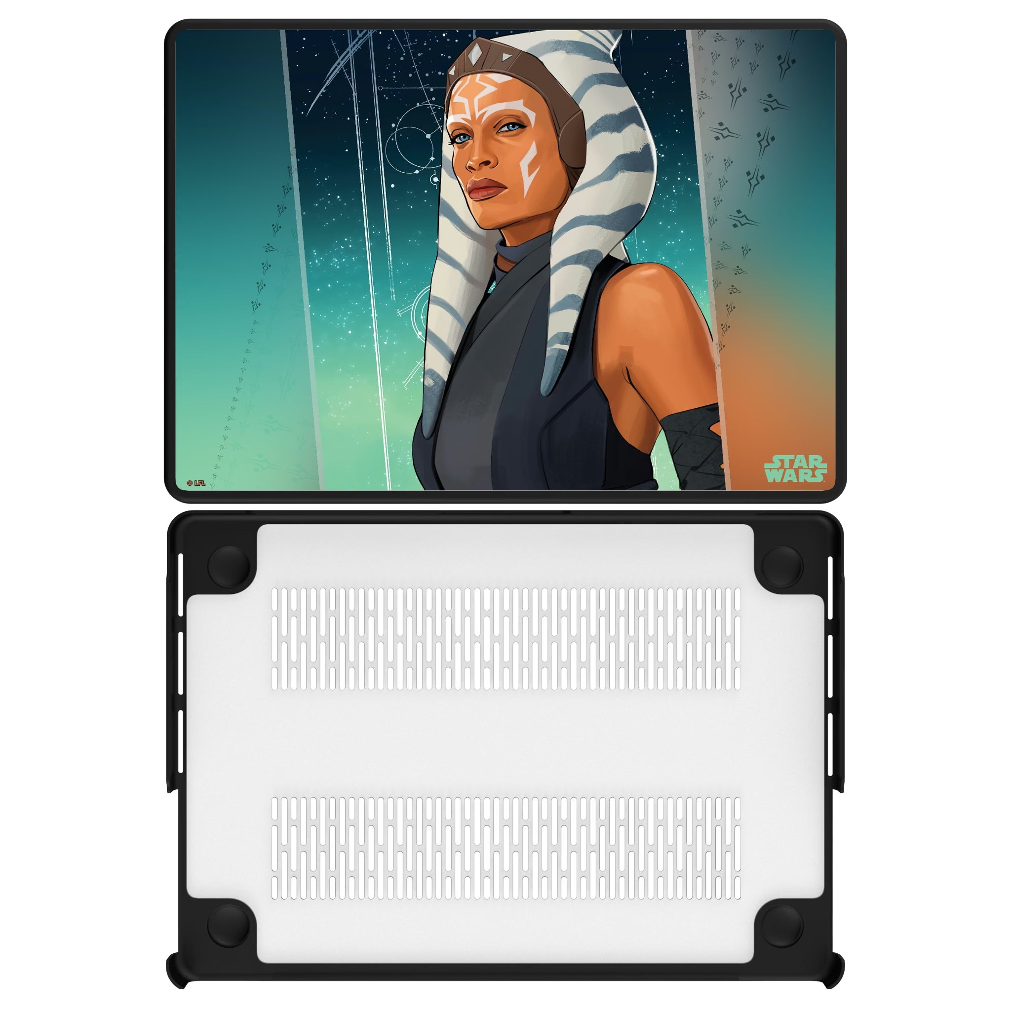 Star Wars Ahsoka Portrait MacBook Laptop Case for Apple MacBook#Device_MacBook Pro (14-inch, 2021) / MacBook Pro (14-inch, 2023) / MacBook Pro (14-inch, 2024)