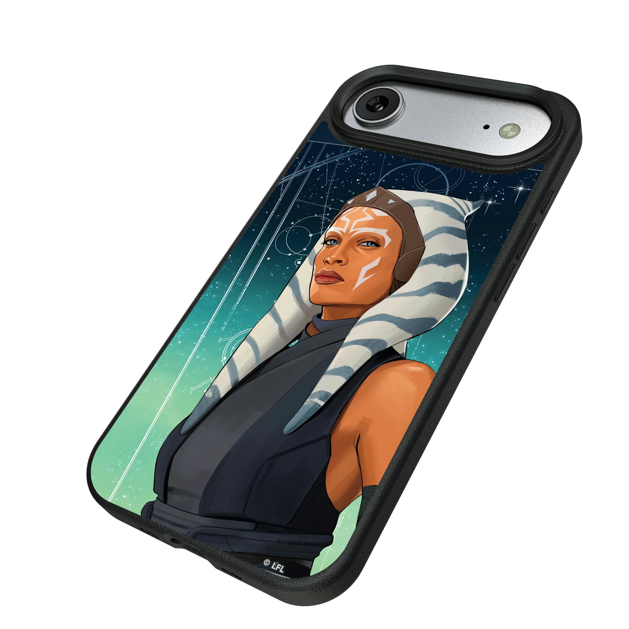 Star Wars Ahsoka Portrait iPhone MagSafe Compatible Phone Case for Apple iPhone - Isometric View#Device_iPhone Air