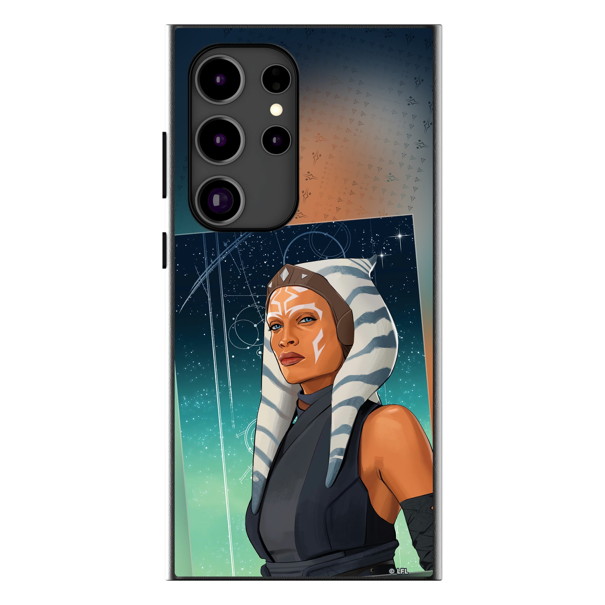 Star Wars Ahsoka Portrait Galaxy MagSafe Compatible Phone Case for Samsung Galaxy