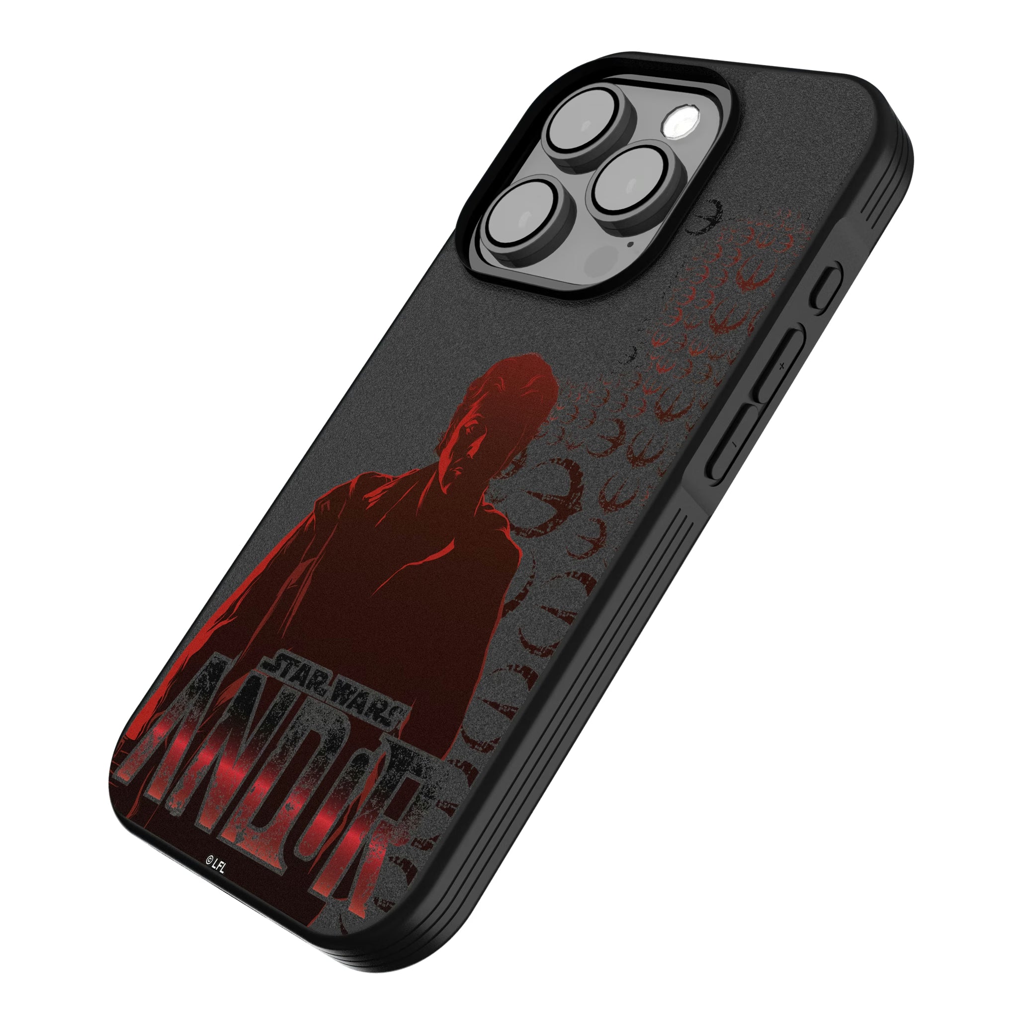 Star Wars Andor Quadratic iPhone Bump Phone Case for Apple iPhone - Isometric View