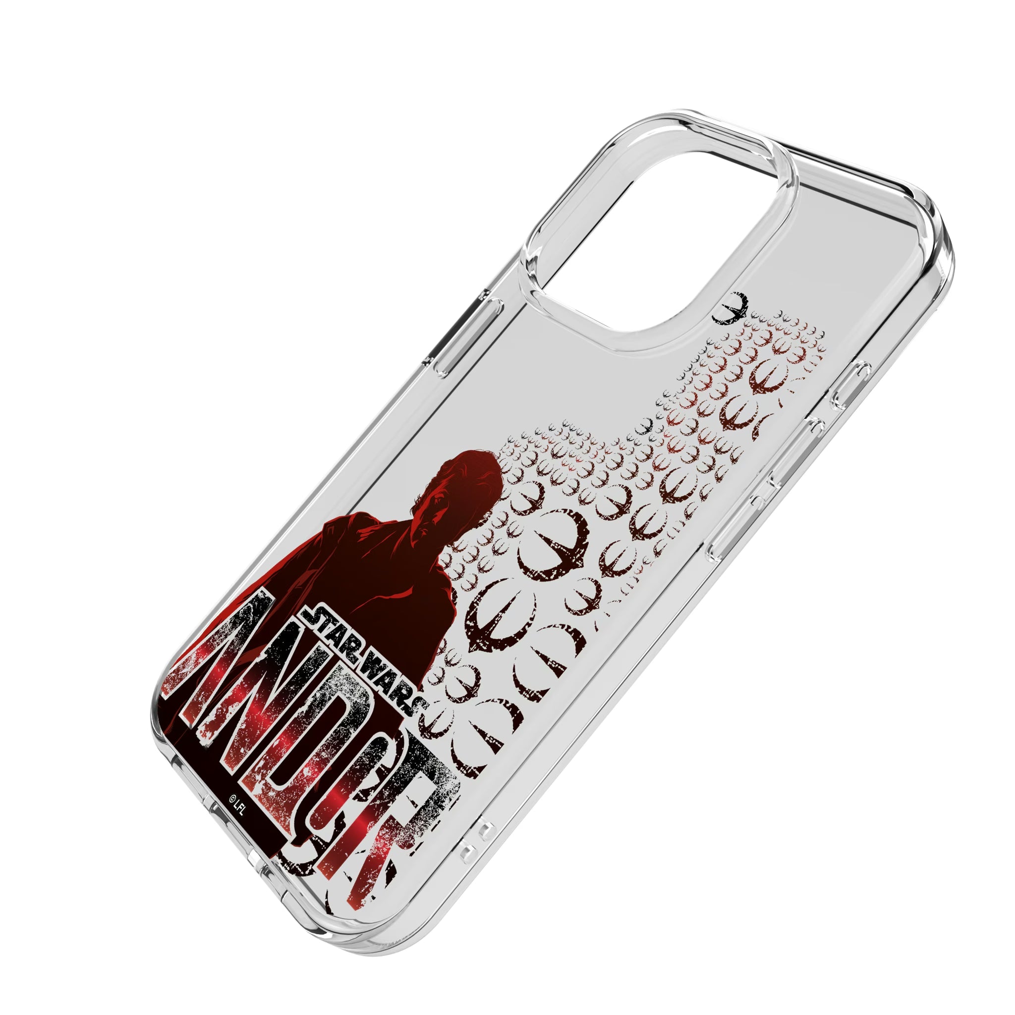 Star Wars Andor Quadratic iPhone Clear Phone Case for Apple iPhone - Isometric View
