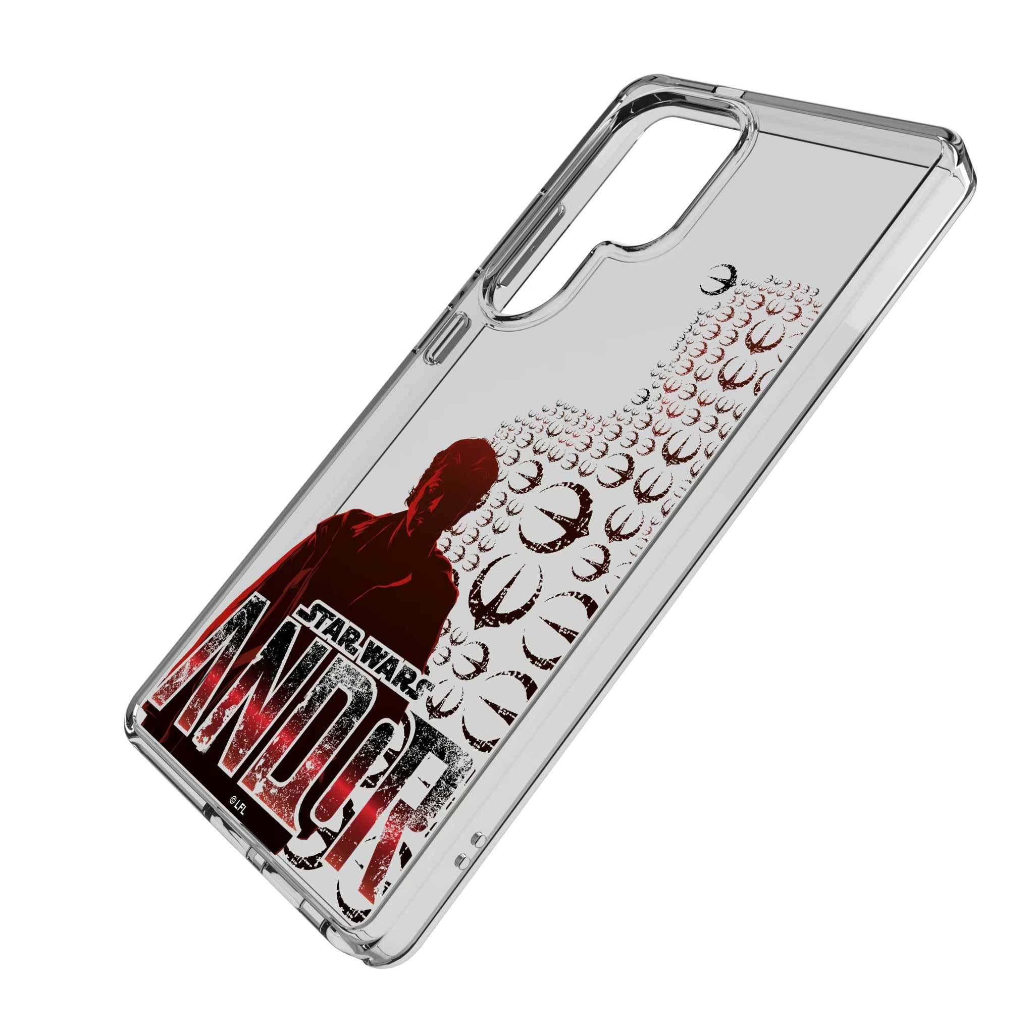 Star Wars Andor Quadratic Galaxy Clear Phone Case for Samsung Galaxy - Isometric View