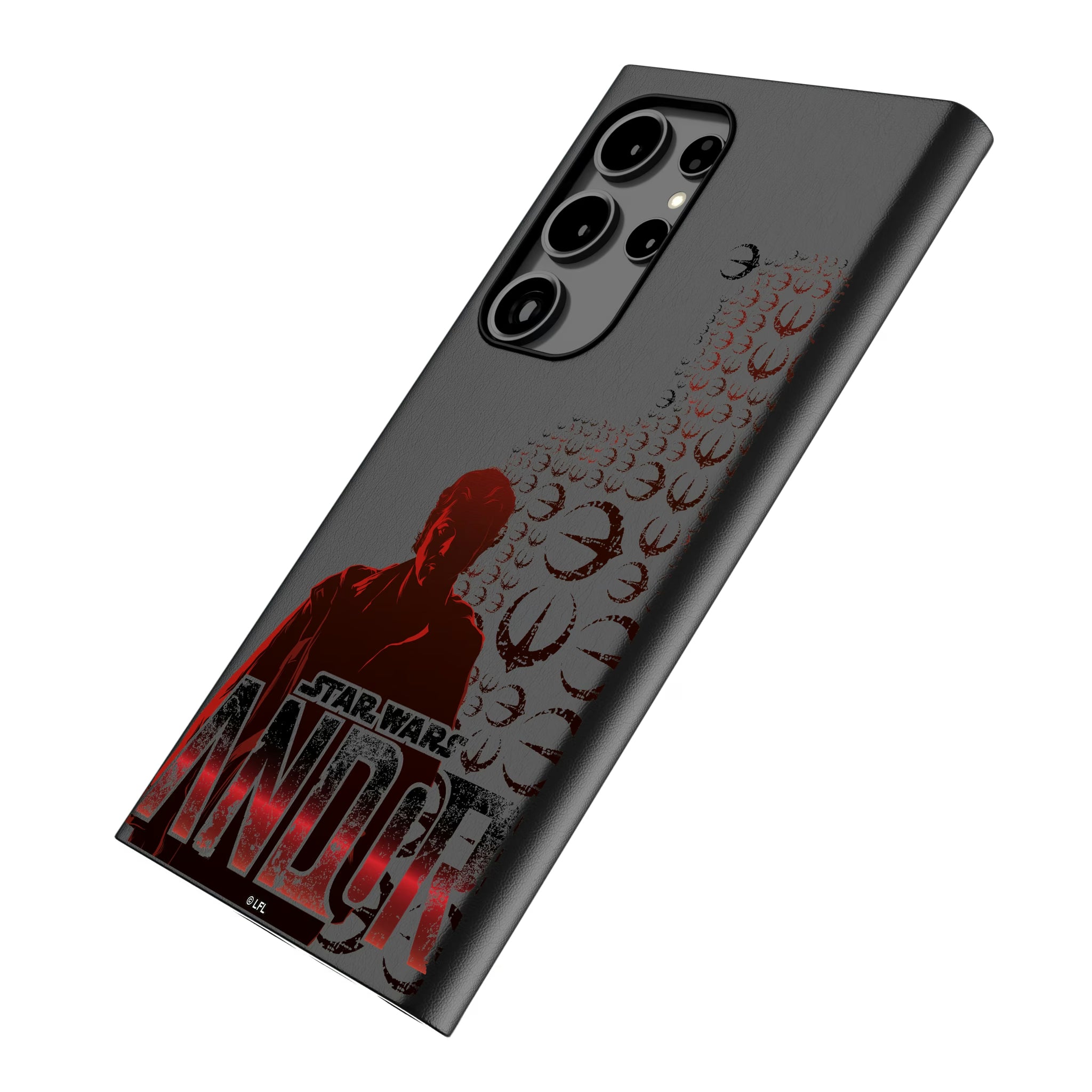 Star Wars Andor Quadratic Galaxy MagSafe Compatible Phone Case for Samsung Galaxy - Isometric View