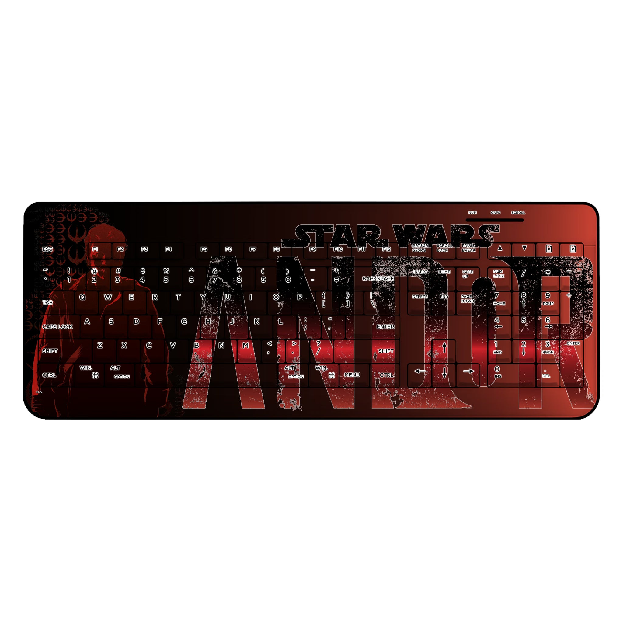 Star Wars Andor Quadratic Wireless USB Keyboard