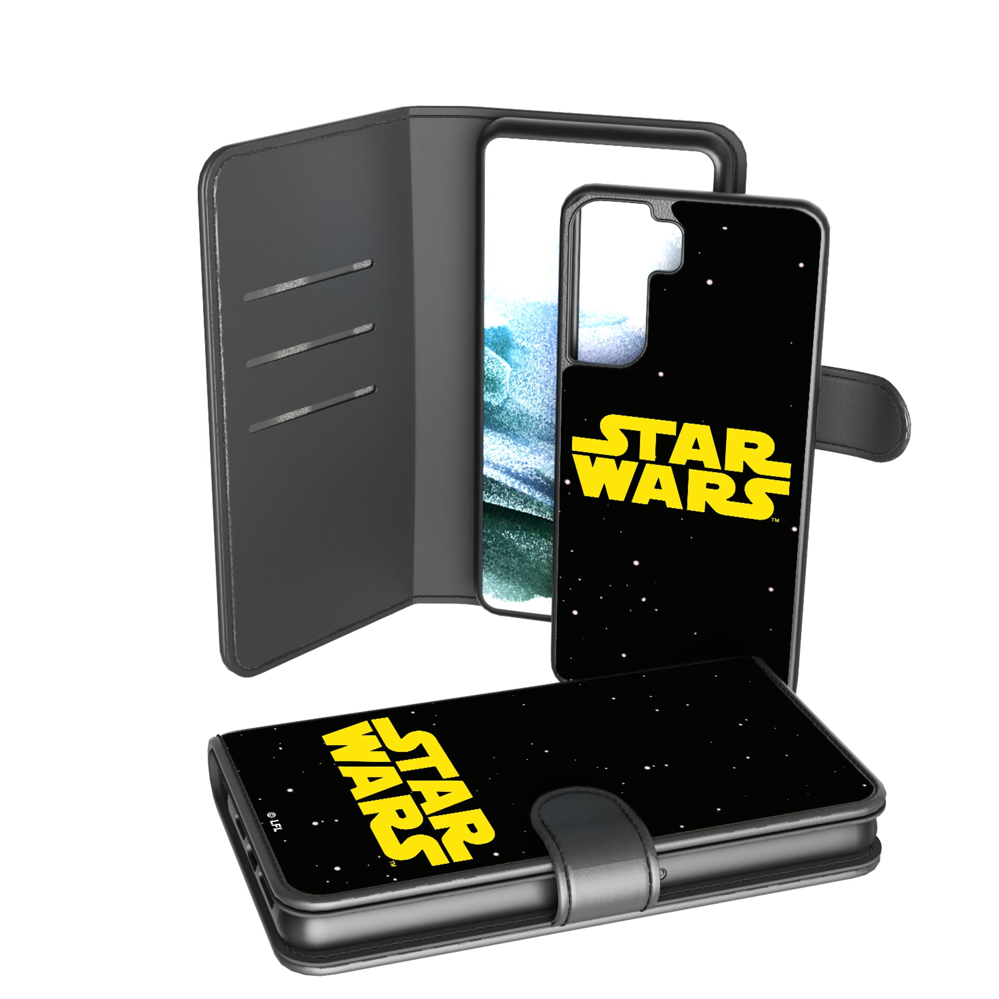 Star Wars BaseOne Galaxy Wallet Phone Case for Samsung Galaxy