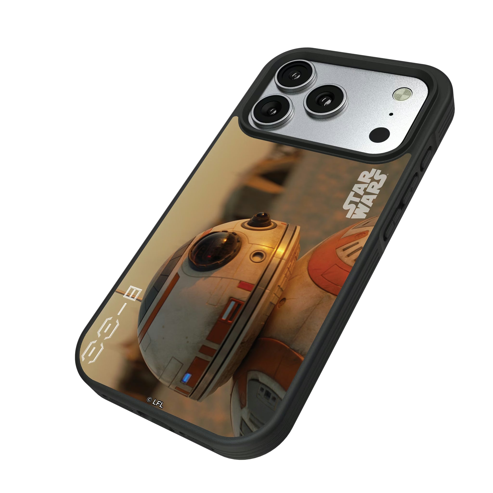 Star Wars BB-8 Cinematic Moments: Discovery iPhone Bump Phone Case for Apple iPhone - Isometric View#Device_iPhone 17 Pro