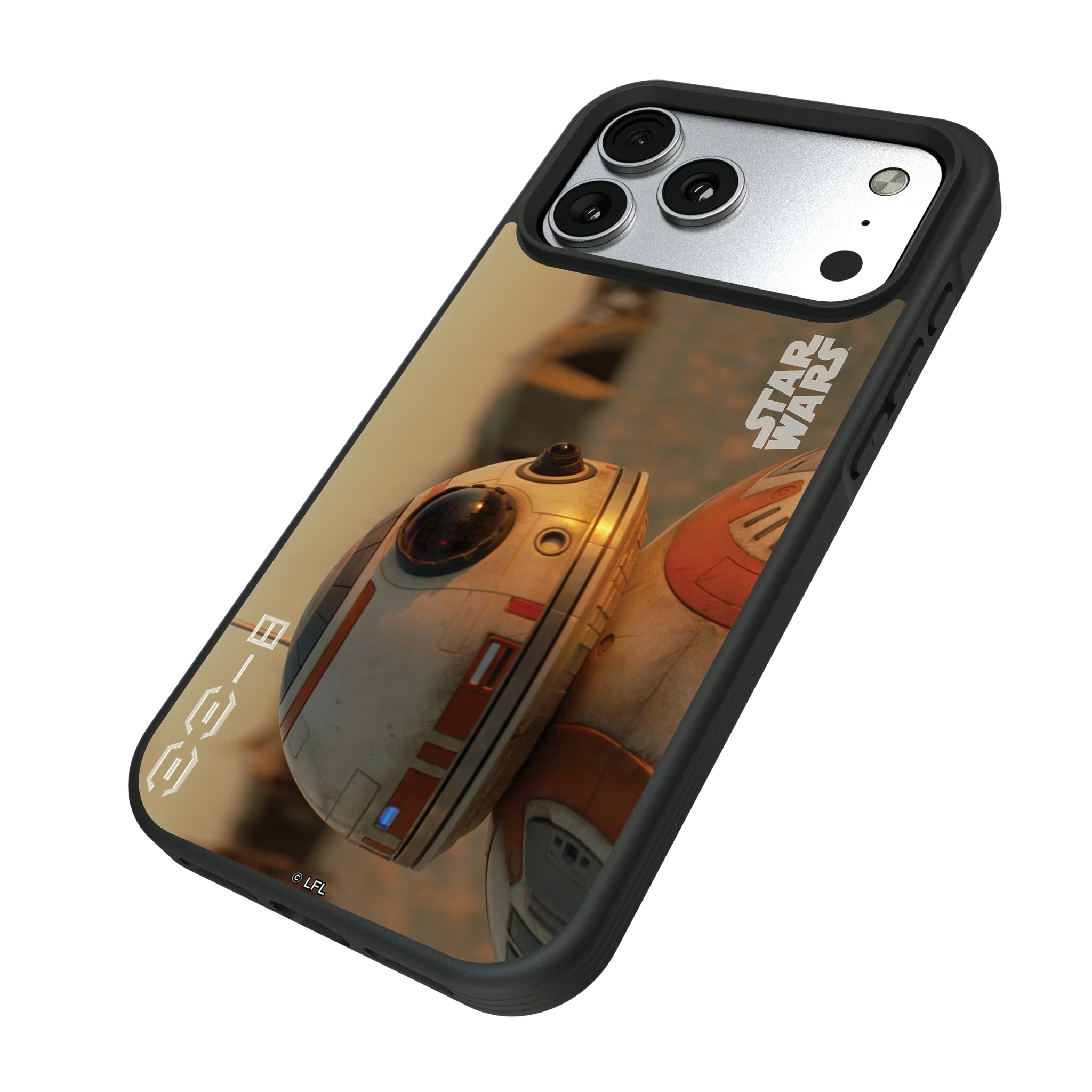 Star Wars BB-8 Cinematic Moments: Discovery iPhone Bump Phone Case for Apple iPhone - Isometric View#Device_iPhone 17 Pro Max